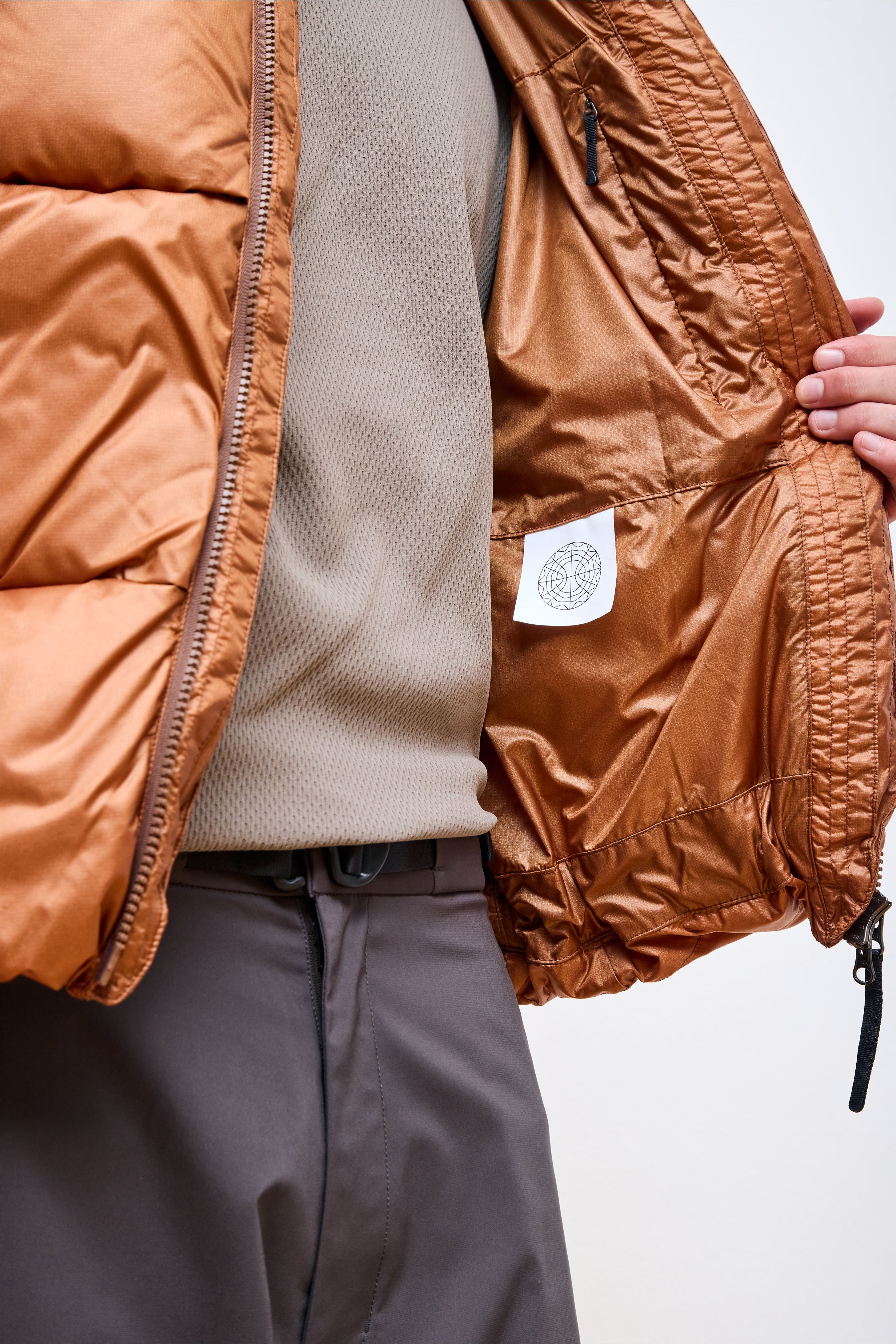 Three-Dimensional Down Jacket Copper