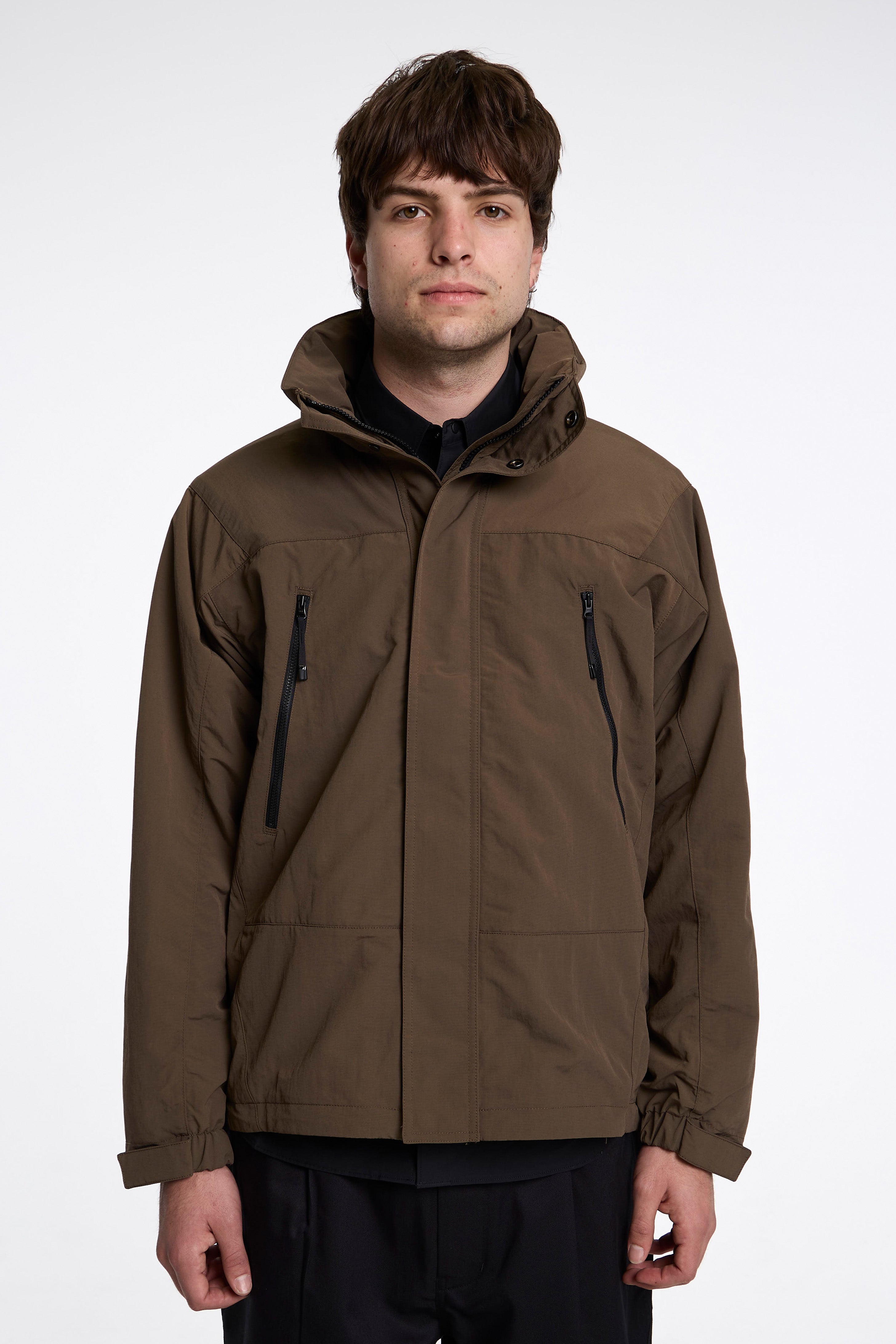 Dope Dyed Tussah Warmer Jacket Morel