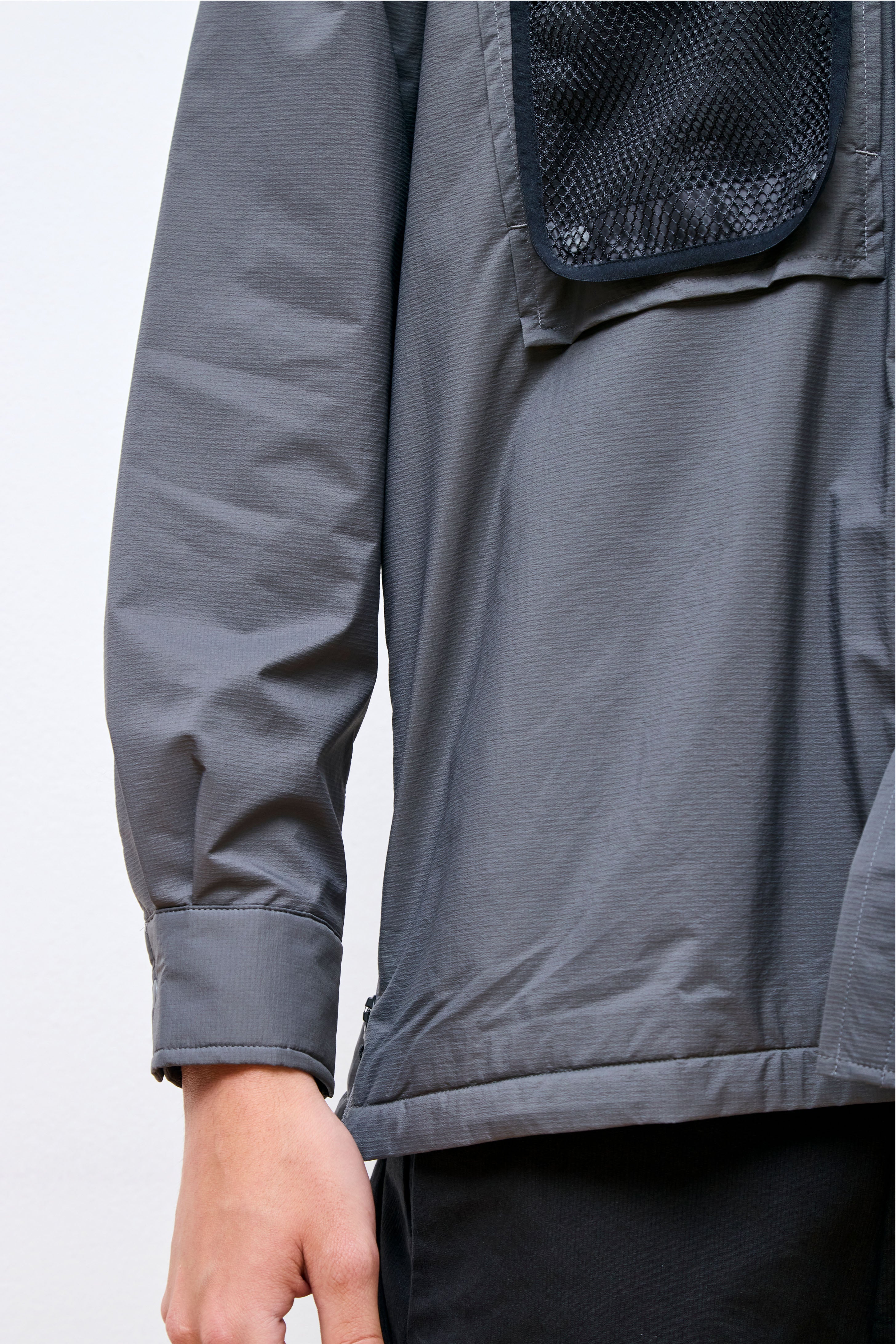 Pertex Double Cloth Field Warm Shirt Shadow Gray