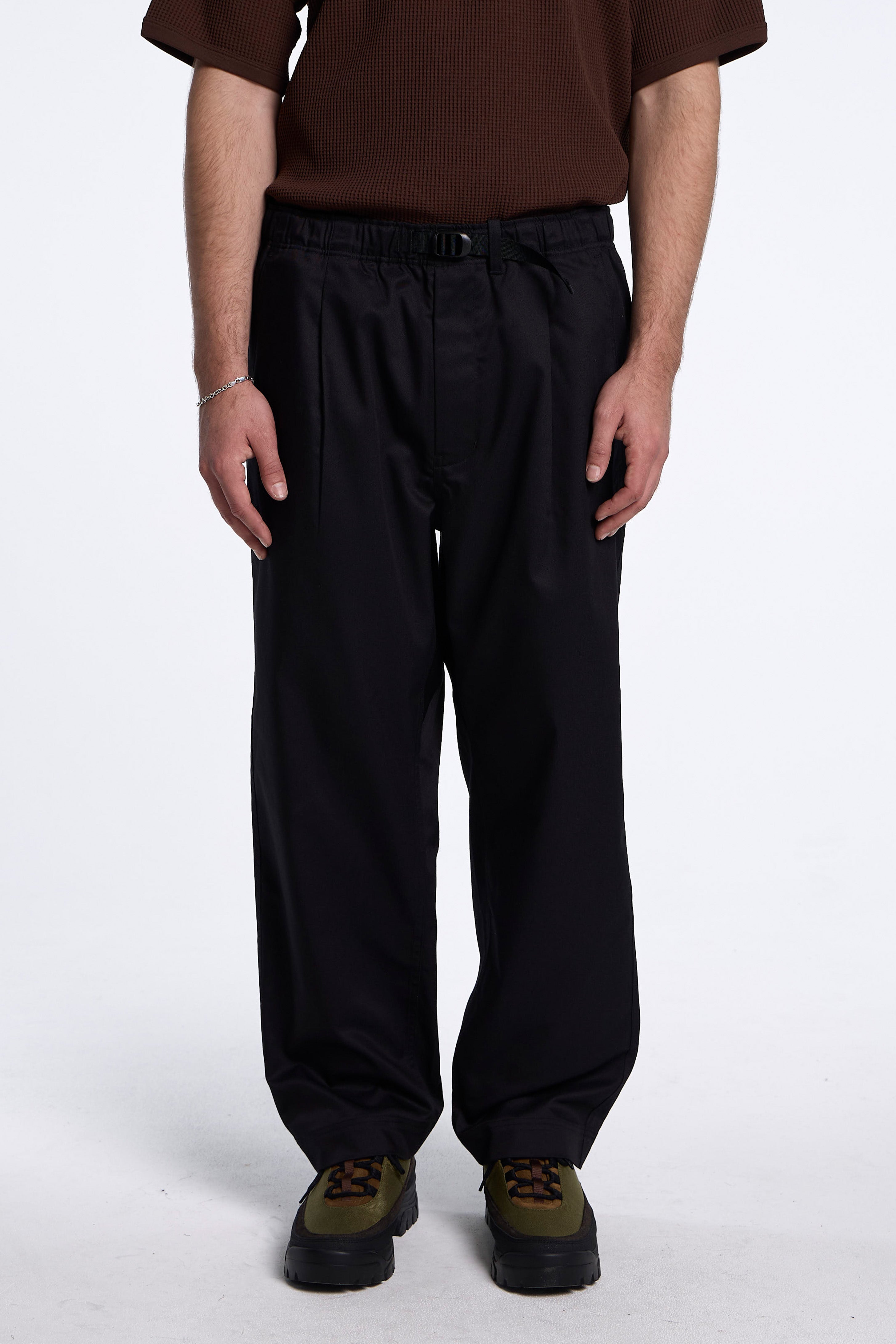 Twill Easy Pants Black