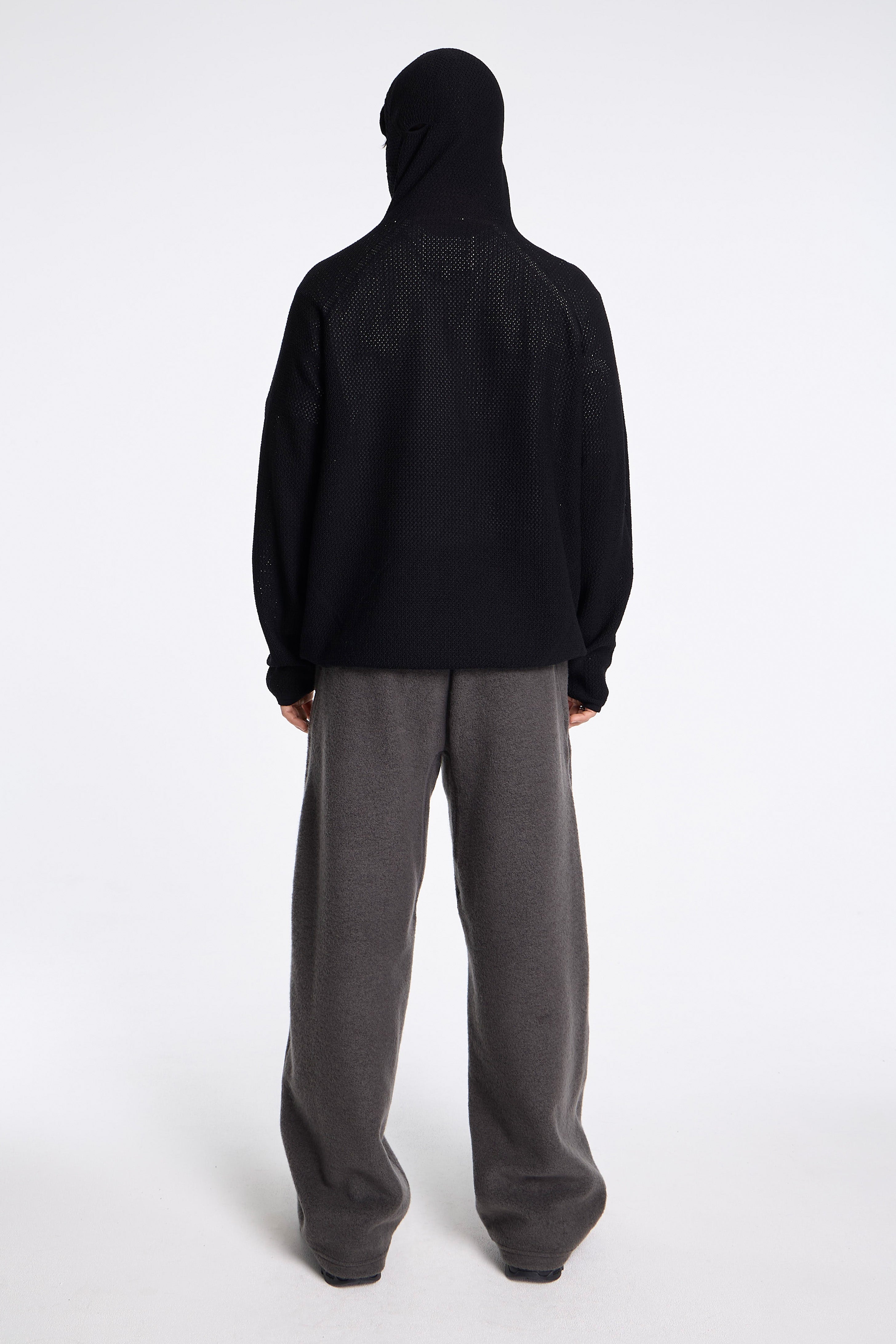 Wool Fleece Joggers Dark Lava