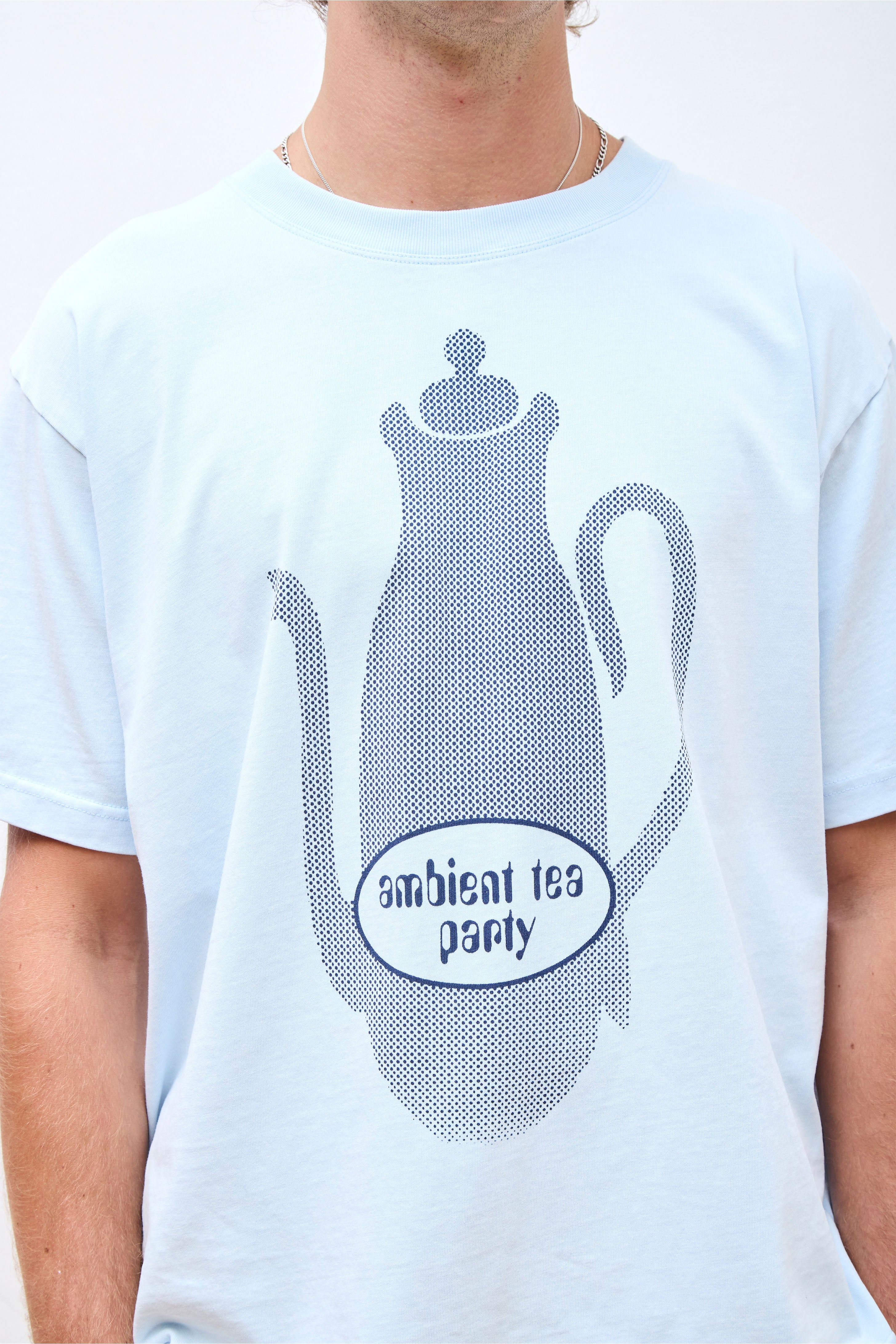 Ambient Tea Party SS Tee Blue Dust