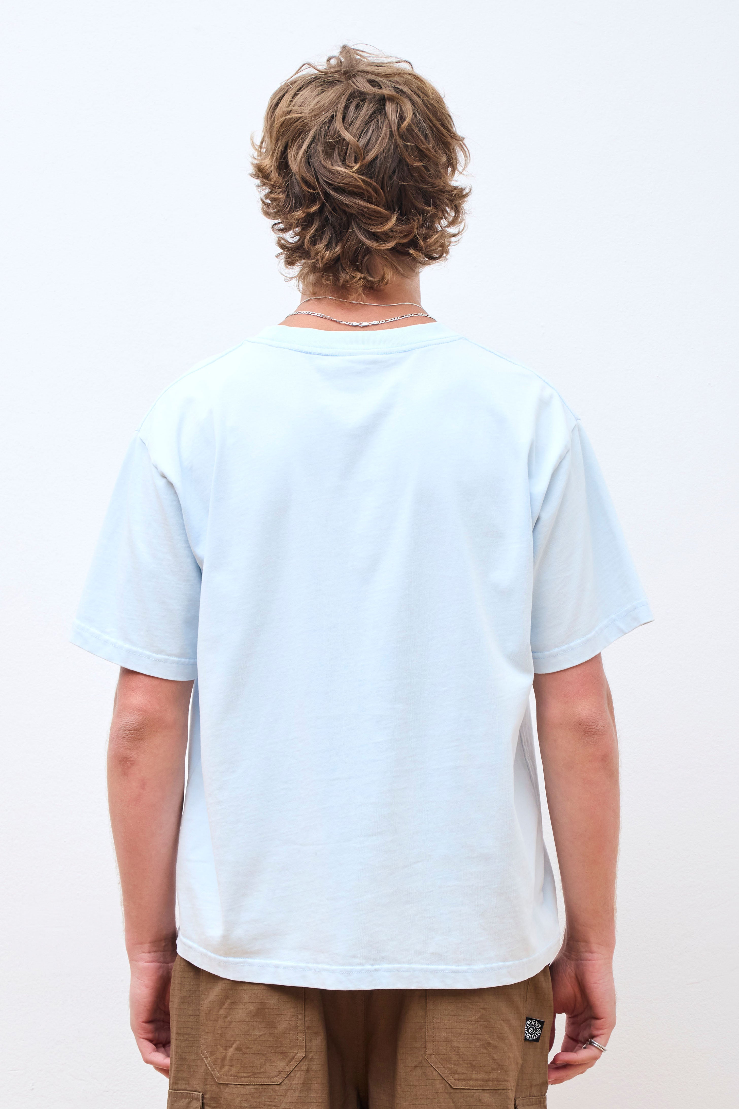 Ambient Tea Party SS Tee Blue Dust