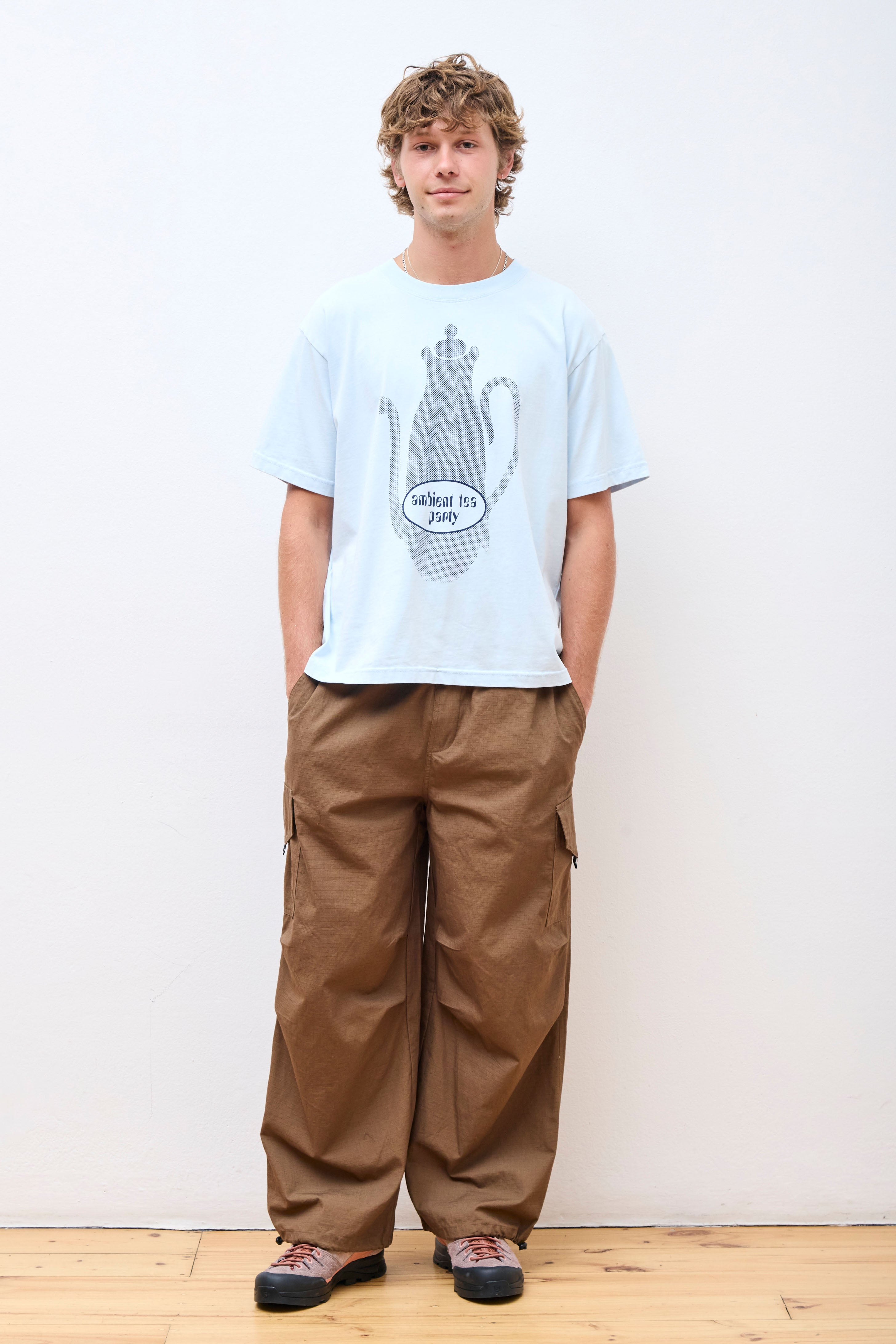 Ripstop Wide Leg Cargo Pant Cacao