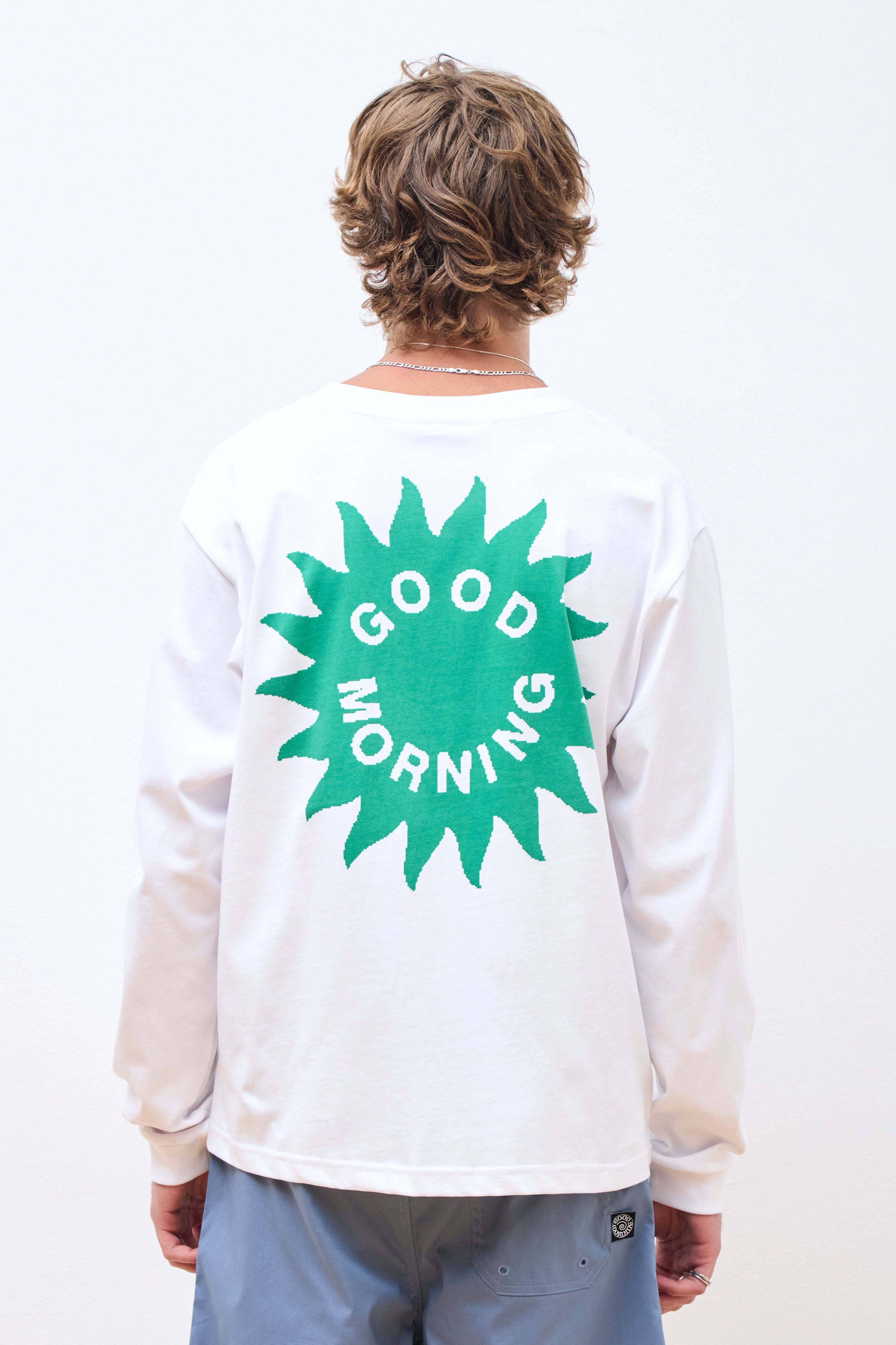 Dance With The Plants LS Tee White