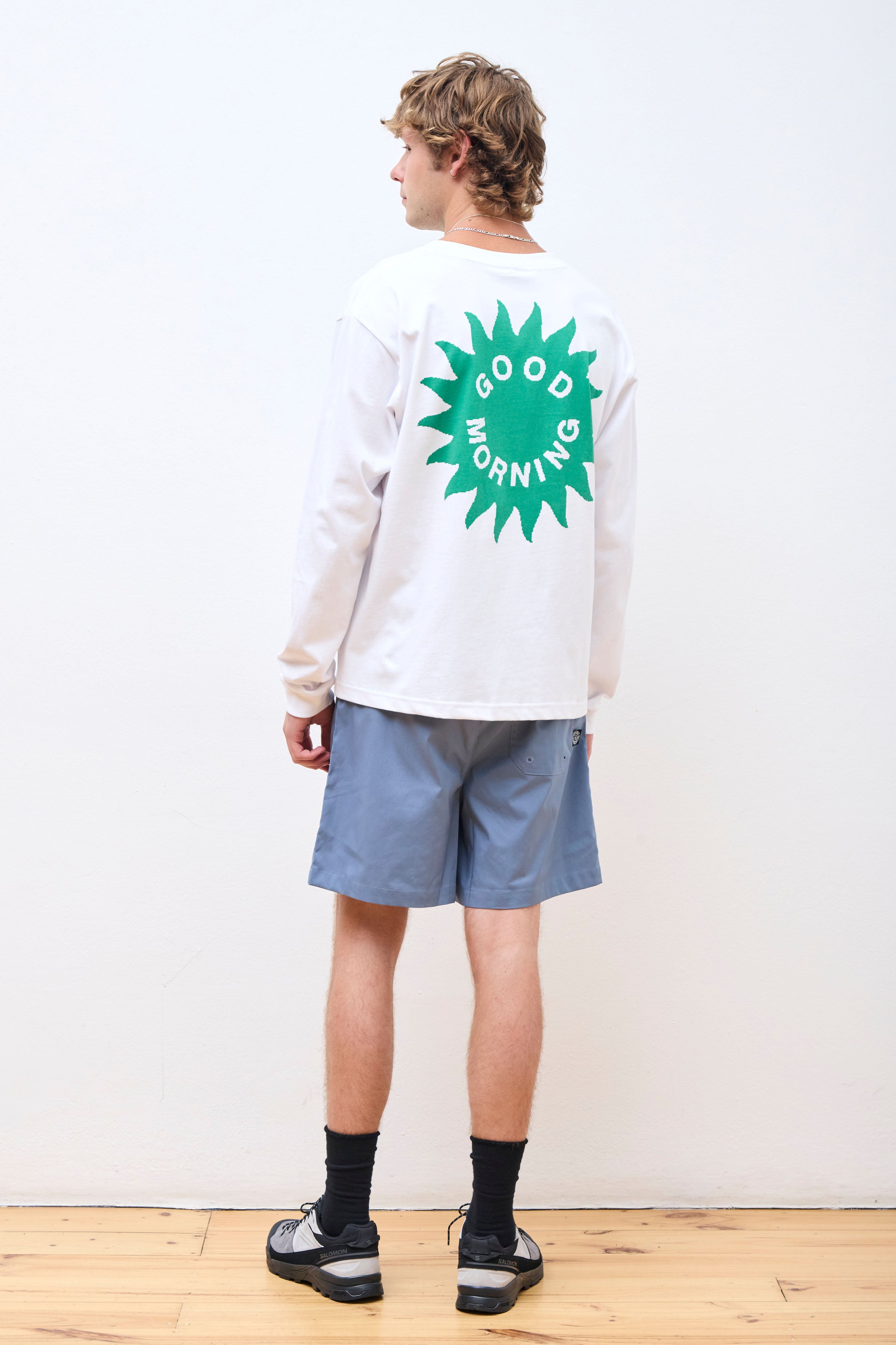 Dance With The Plants LS Tee White