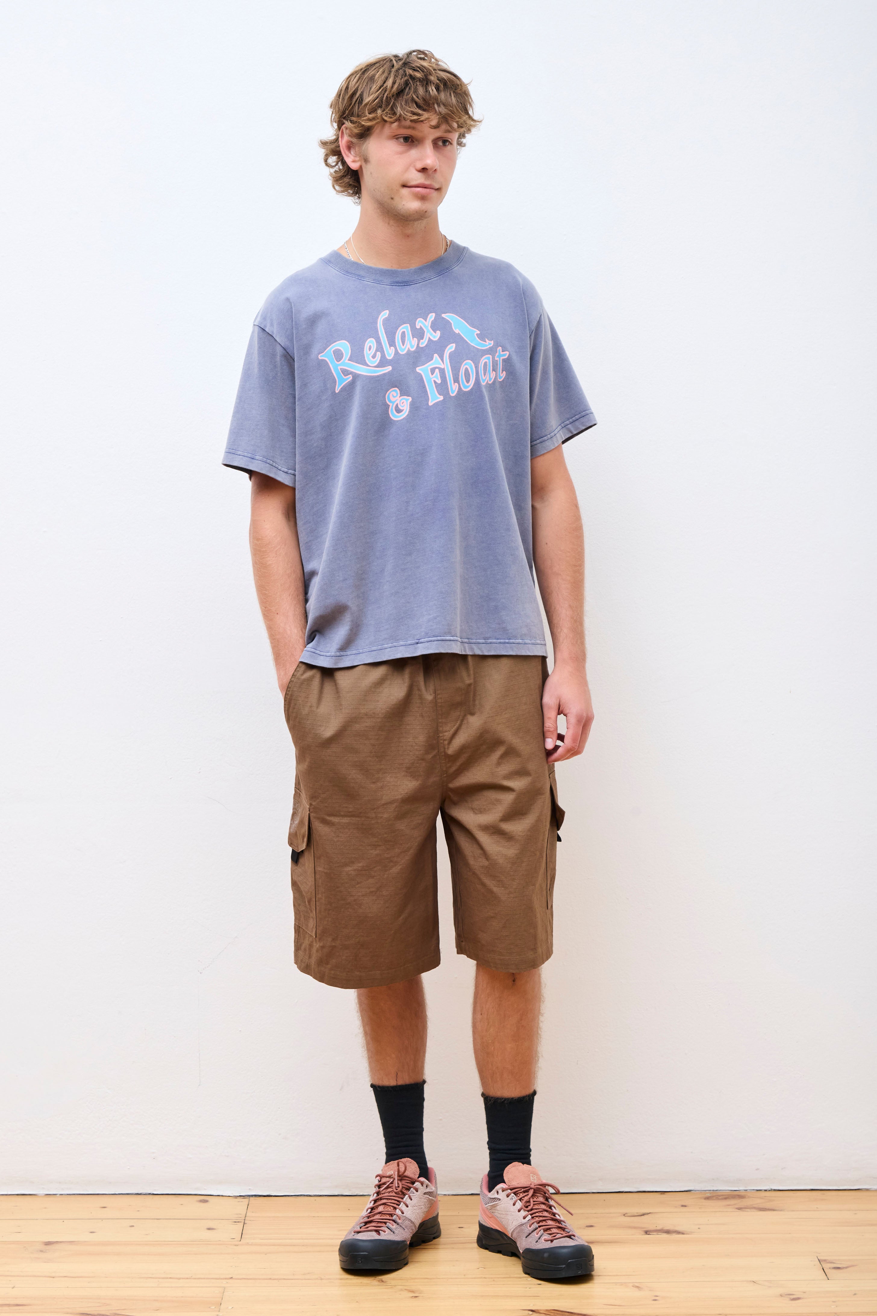 Relax & Float SS Tee Indigo