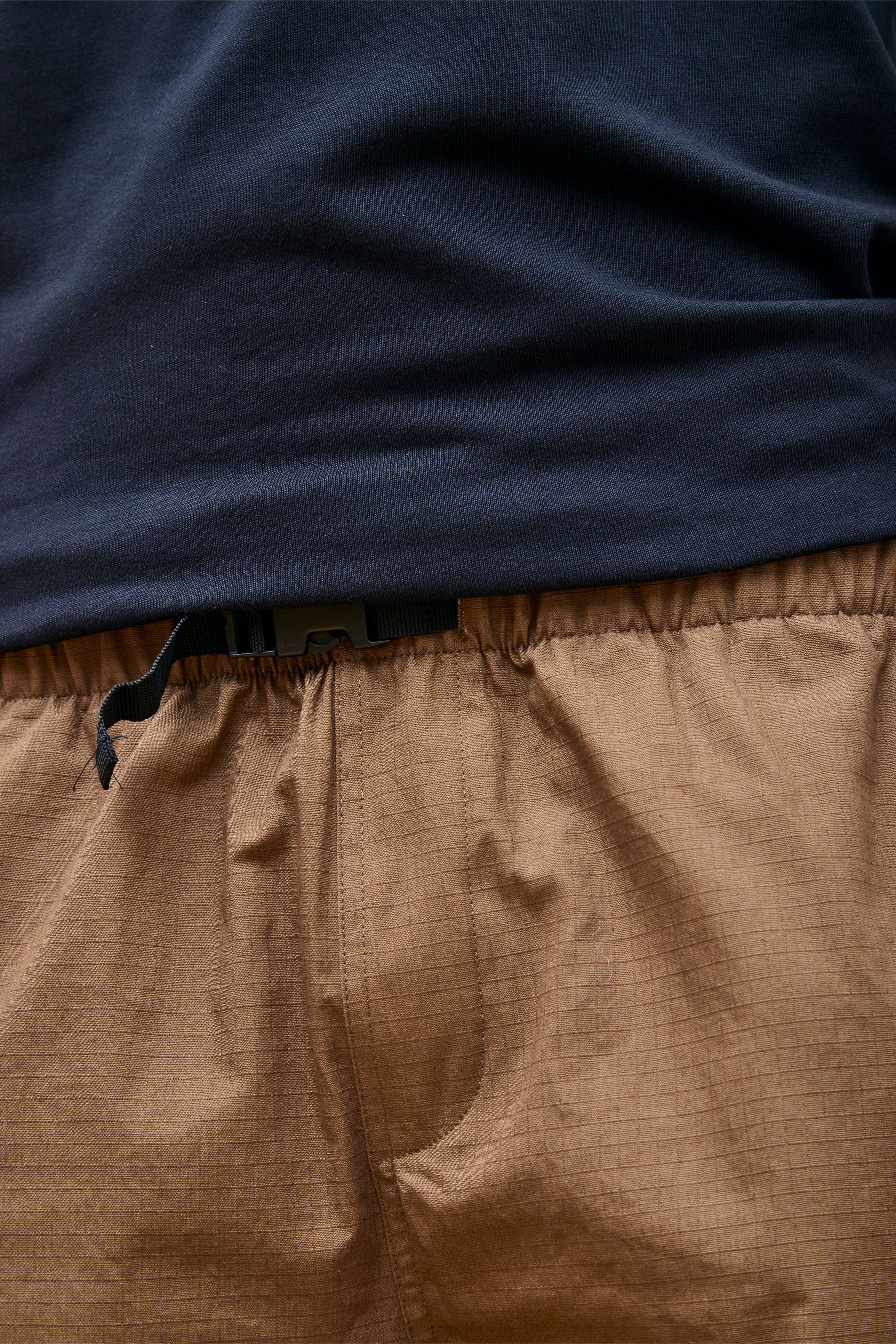 Ripstop Wide Leg Cargo Pant Cacao