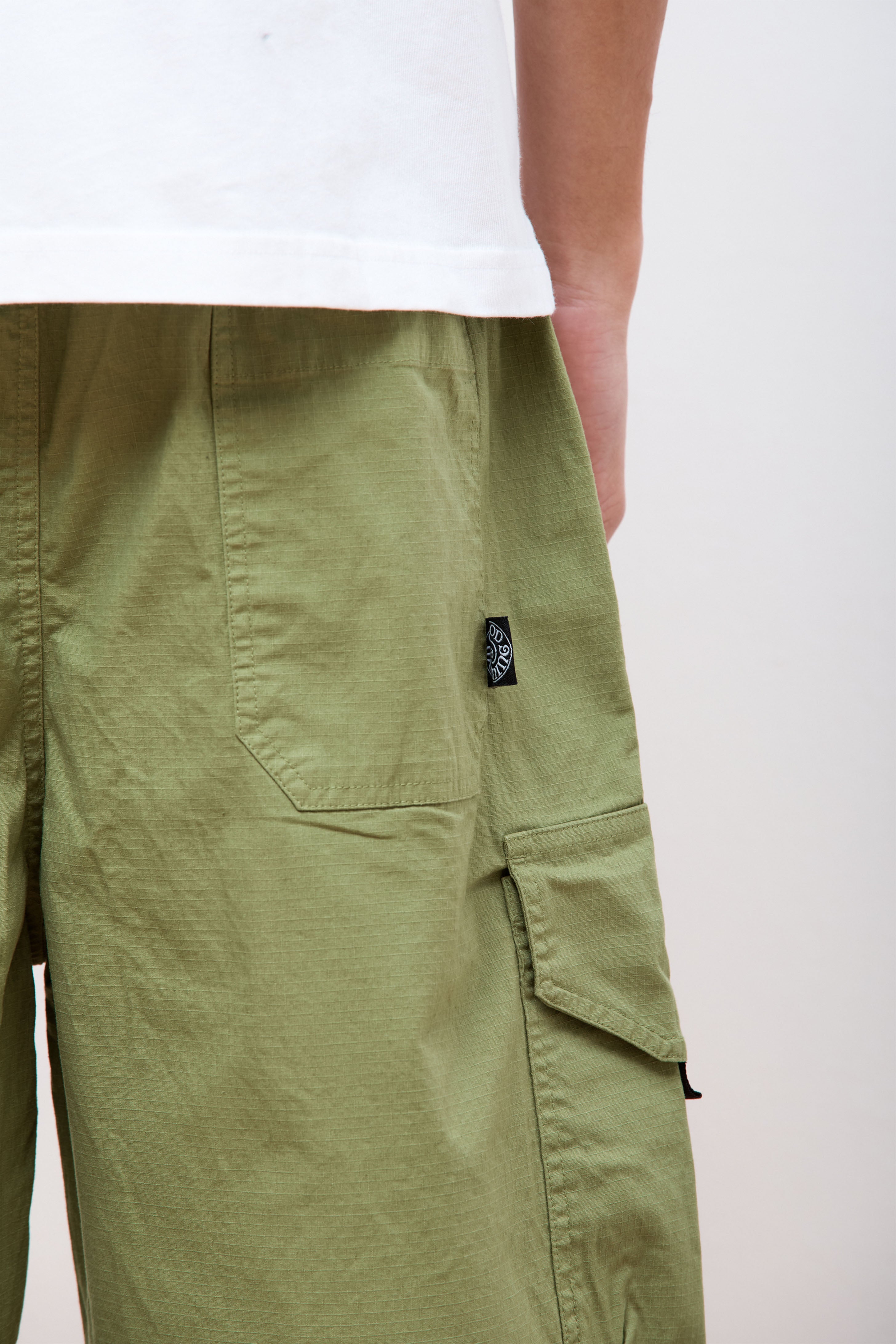 Cotton Ripstop Cargo Short Herbal