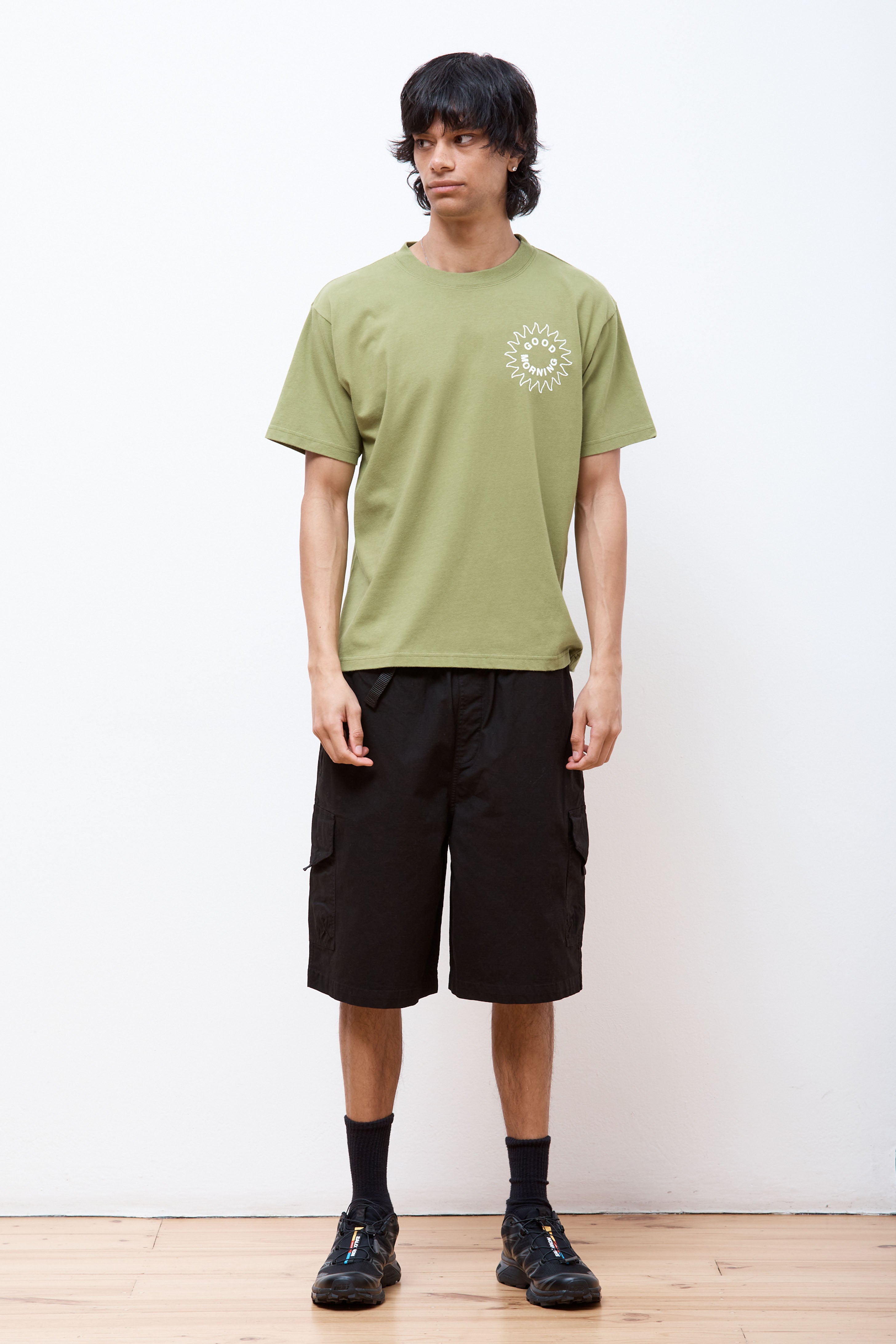 Sun Logo SS Tee Herbal