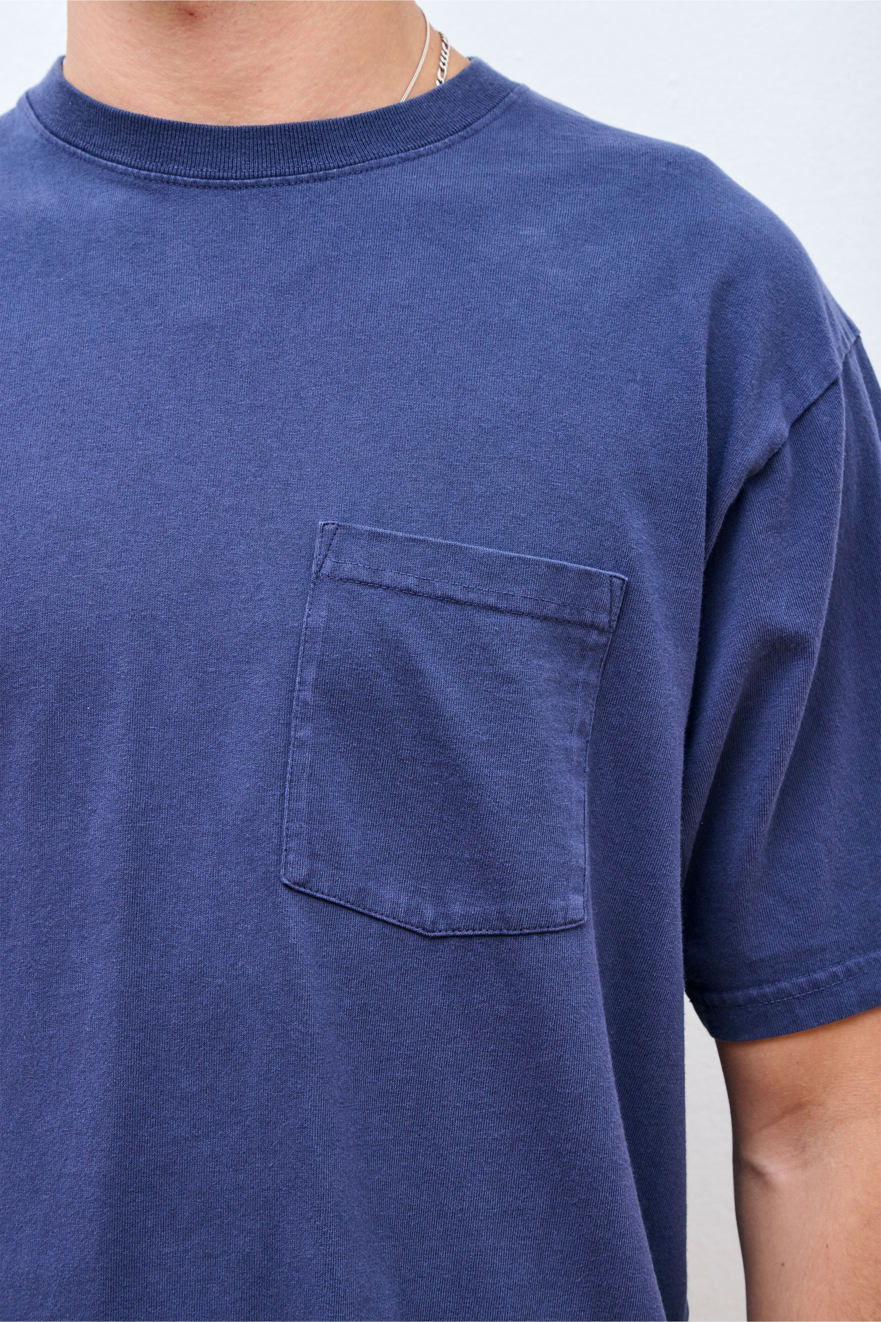 Healthknit S/S Pocket Tee Blue