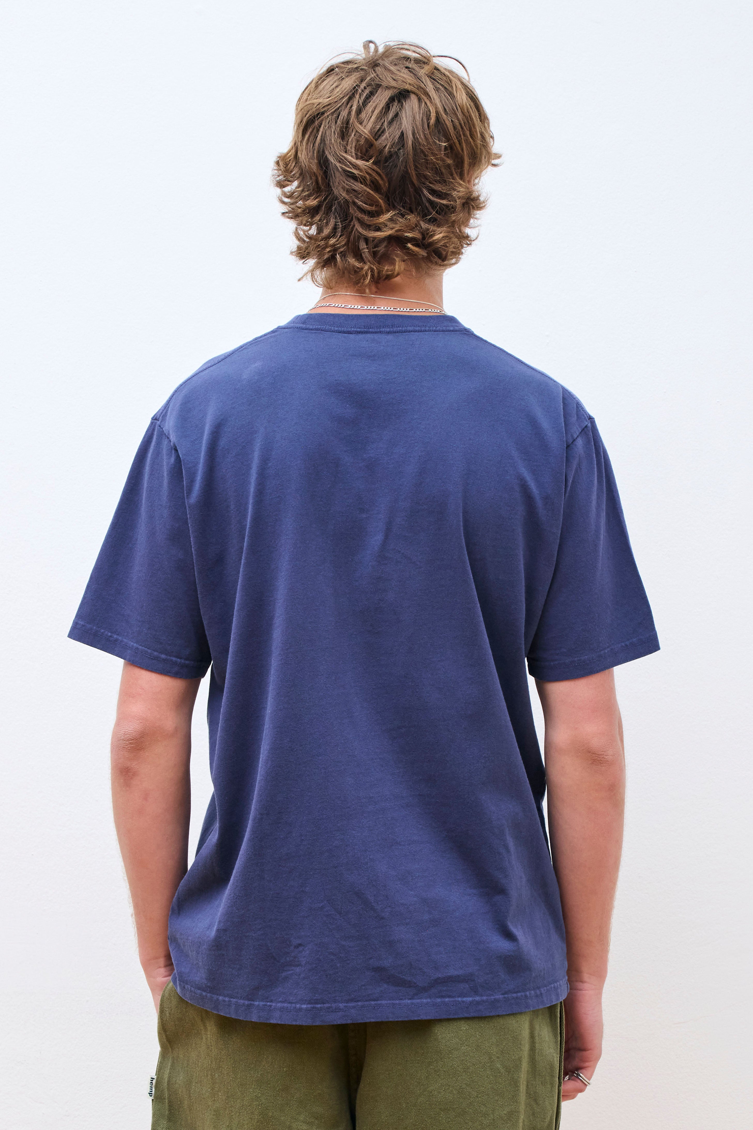 Healthknit S/S Pocket Tee Blue