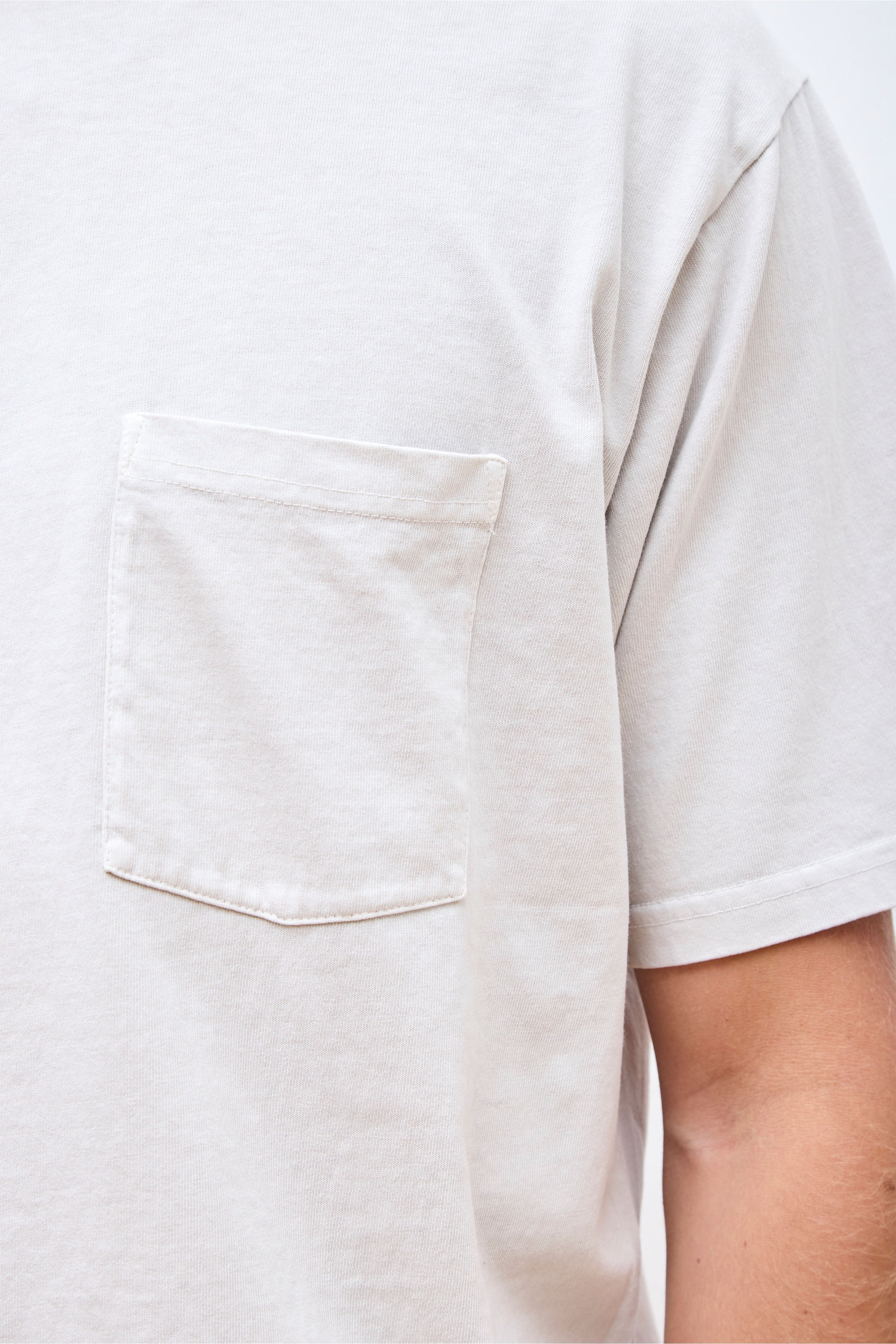 Healthknit S/S Pocket Tee Natural