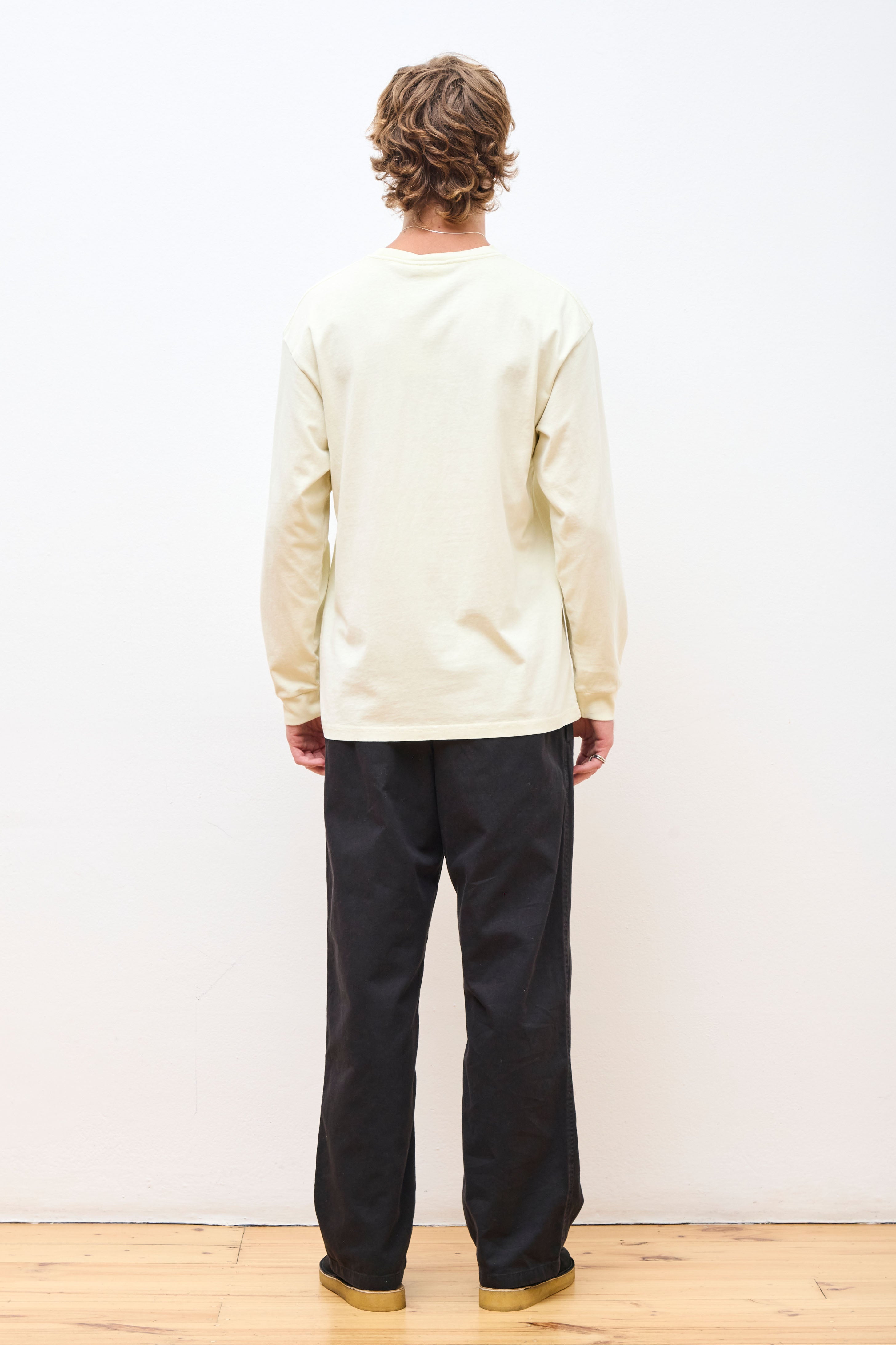 L/S Pocket Tee Pigment Dyed Natural