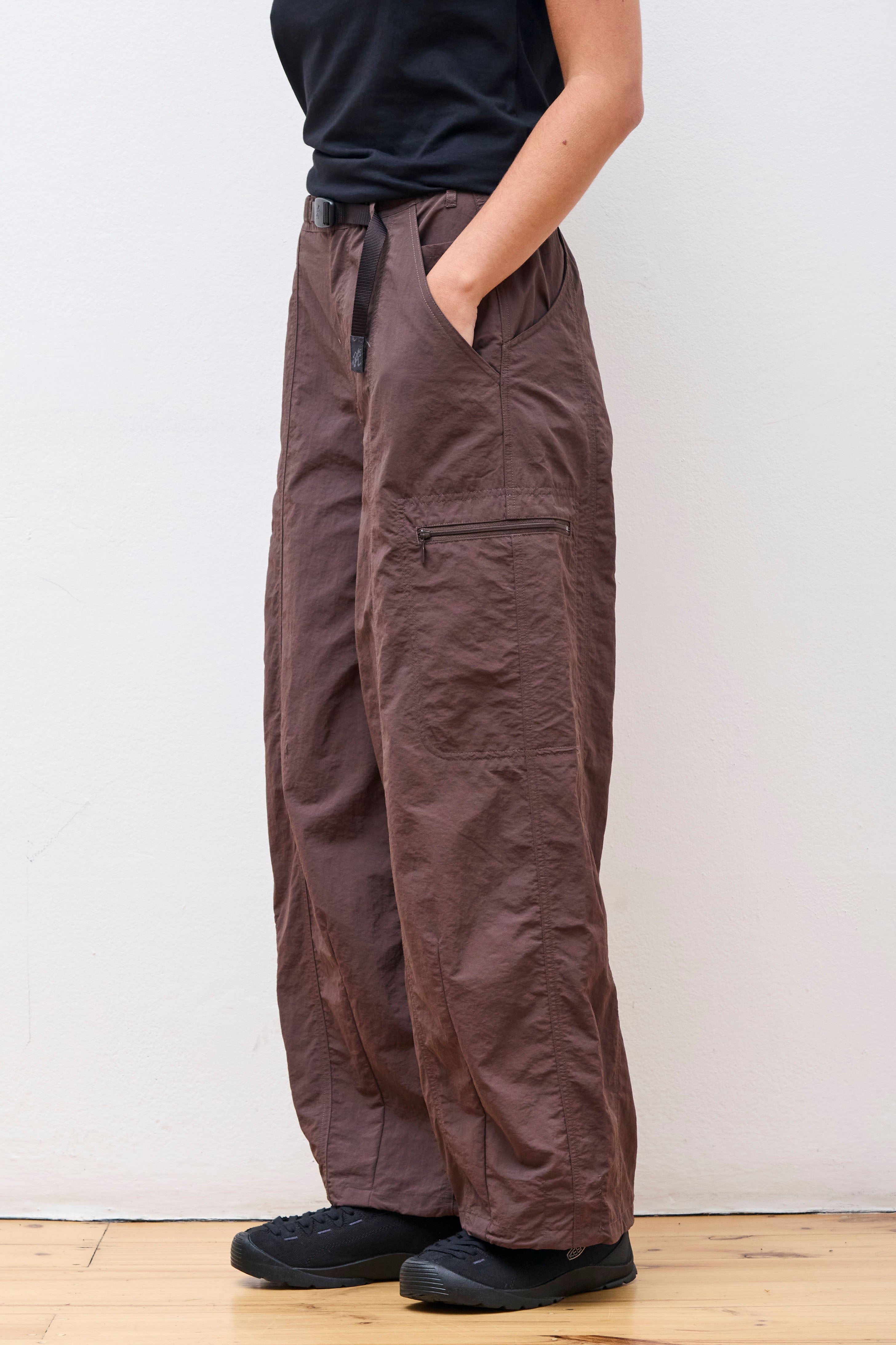 Loose Balloon Pant Deep Brown