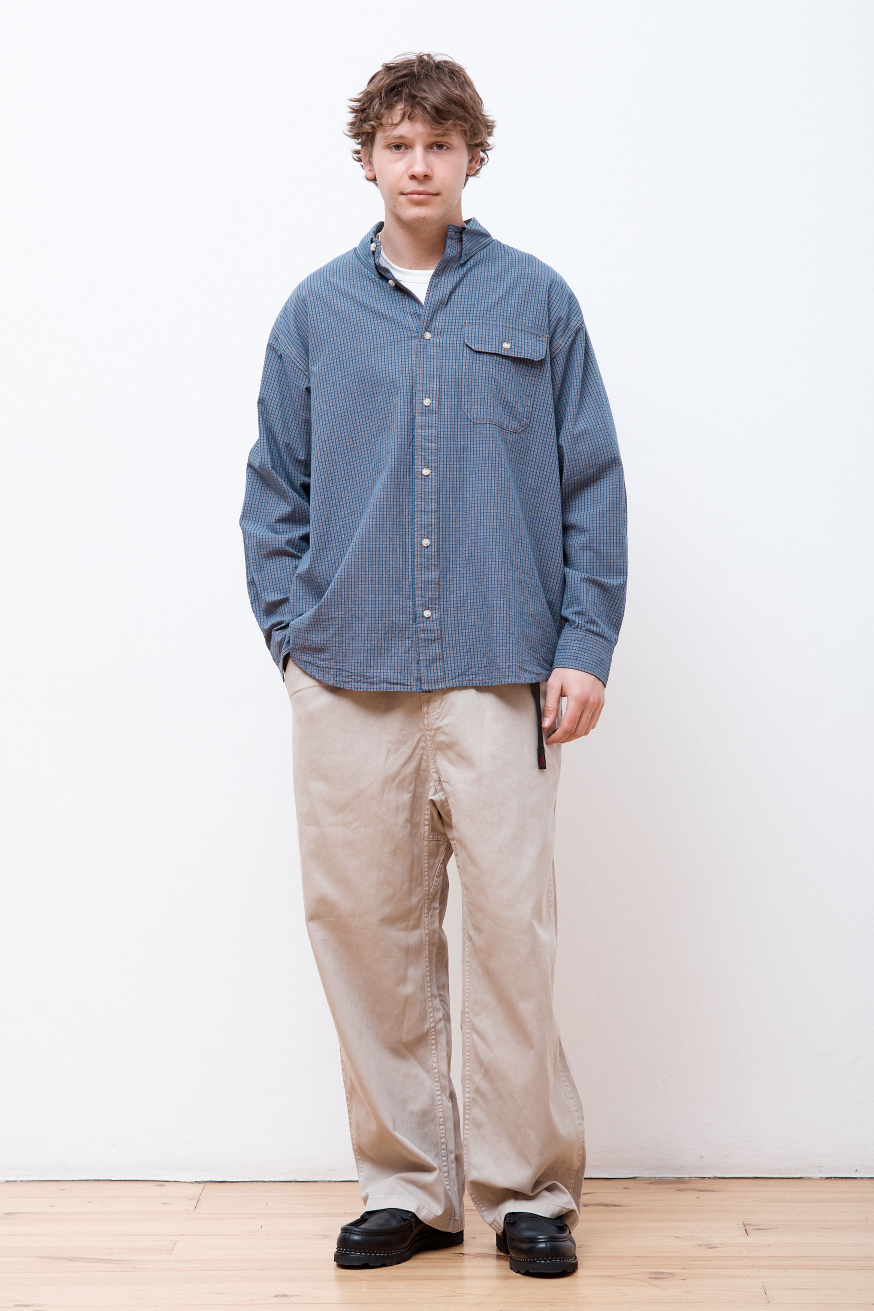 Checkered Stance Shirt Sierra Check Navy