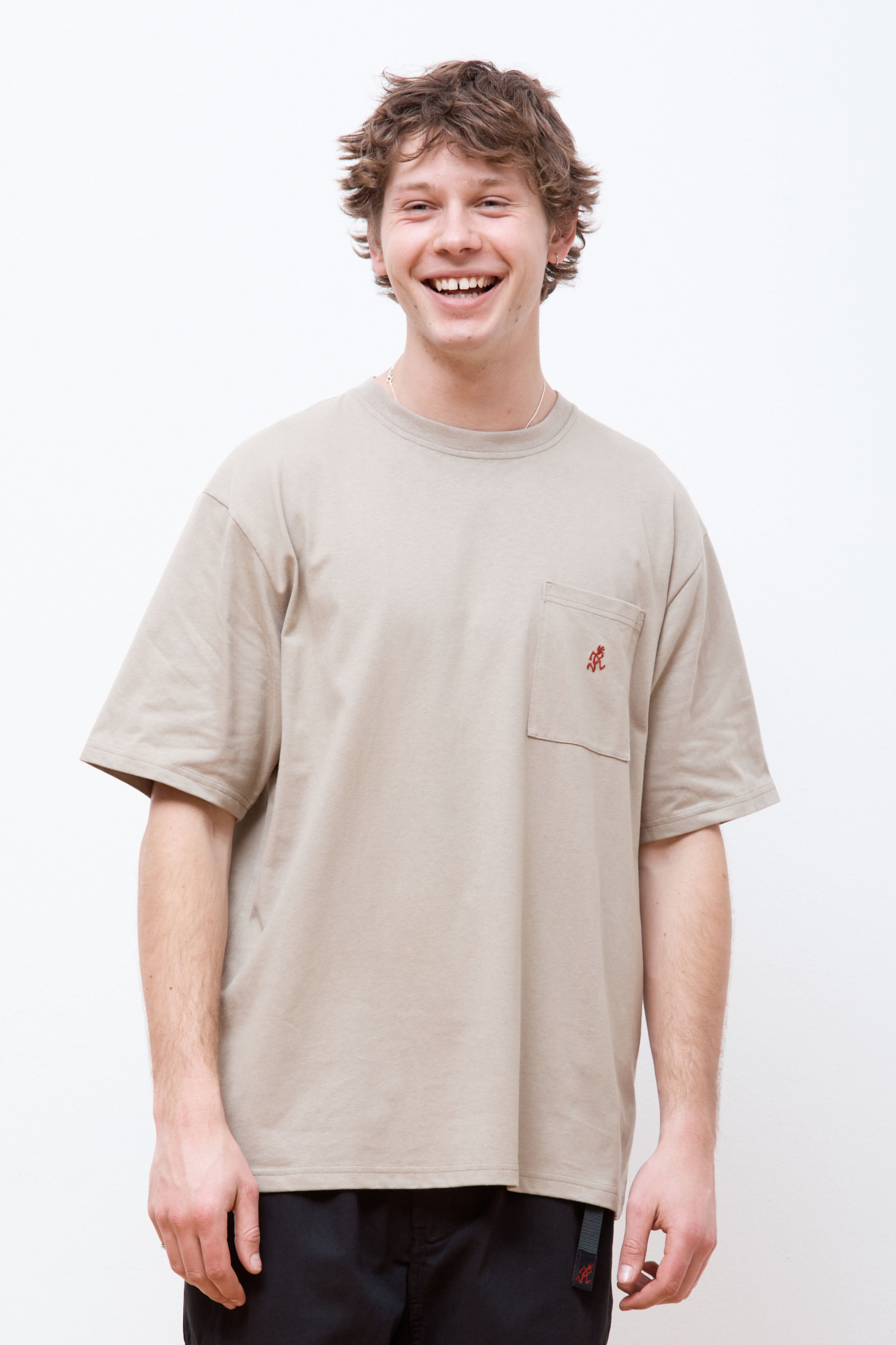 One Point Tee Smoky Sand