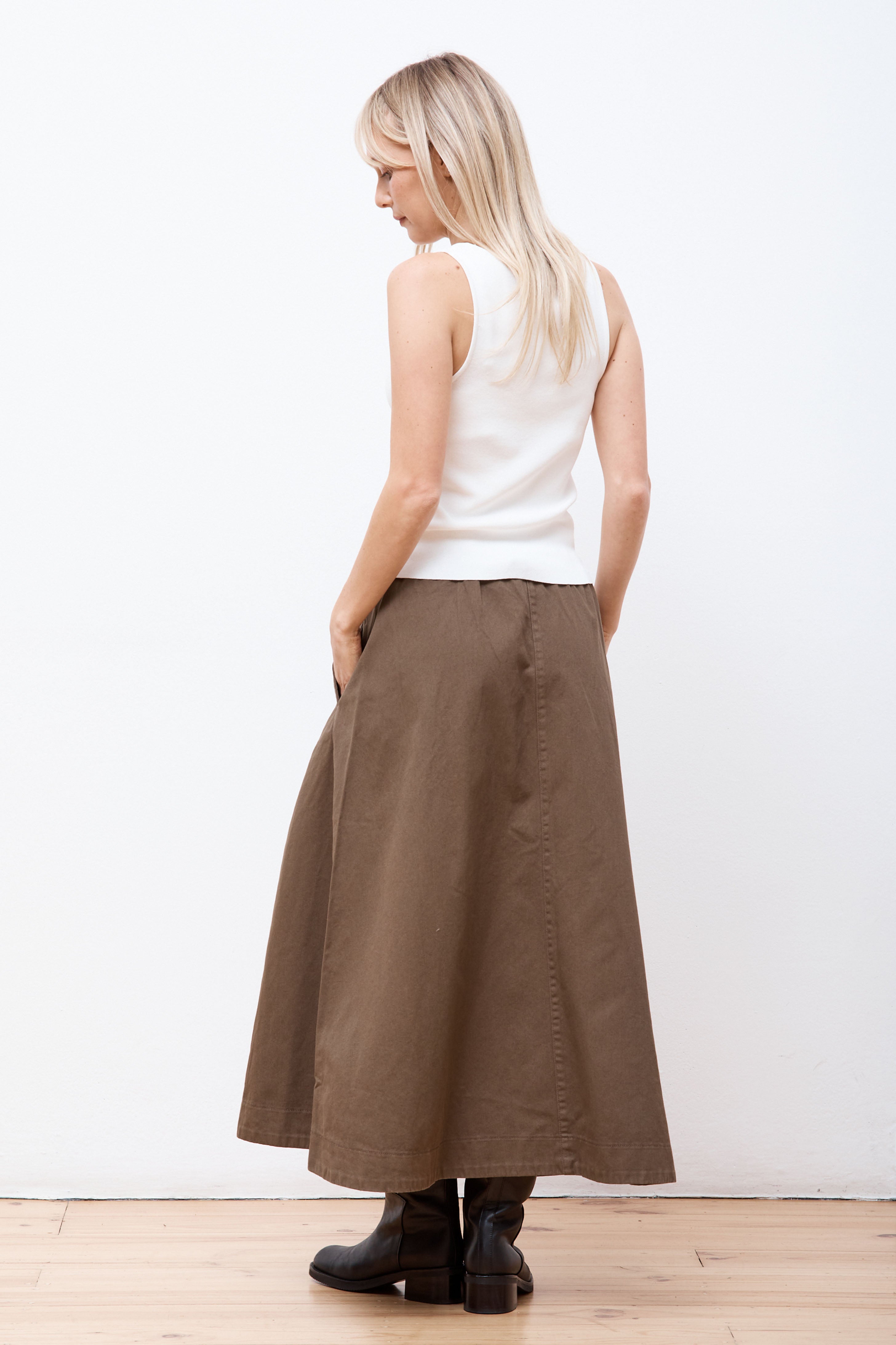 Talecut Skirt Dusky Olive