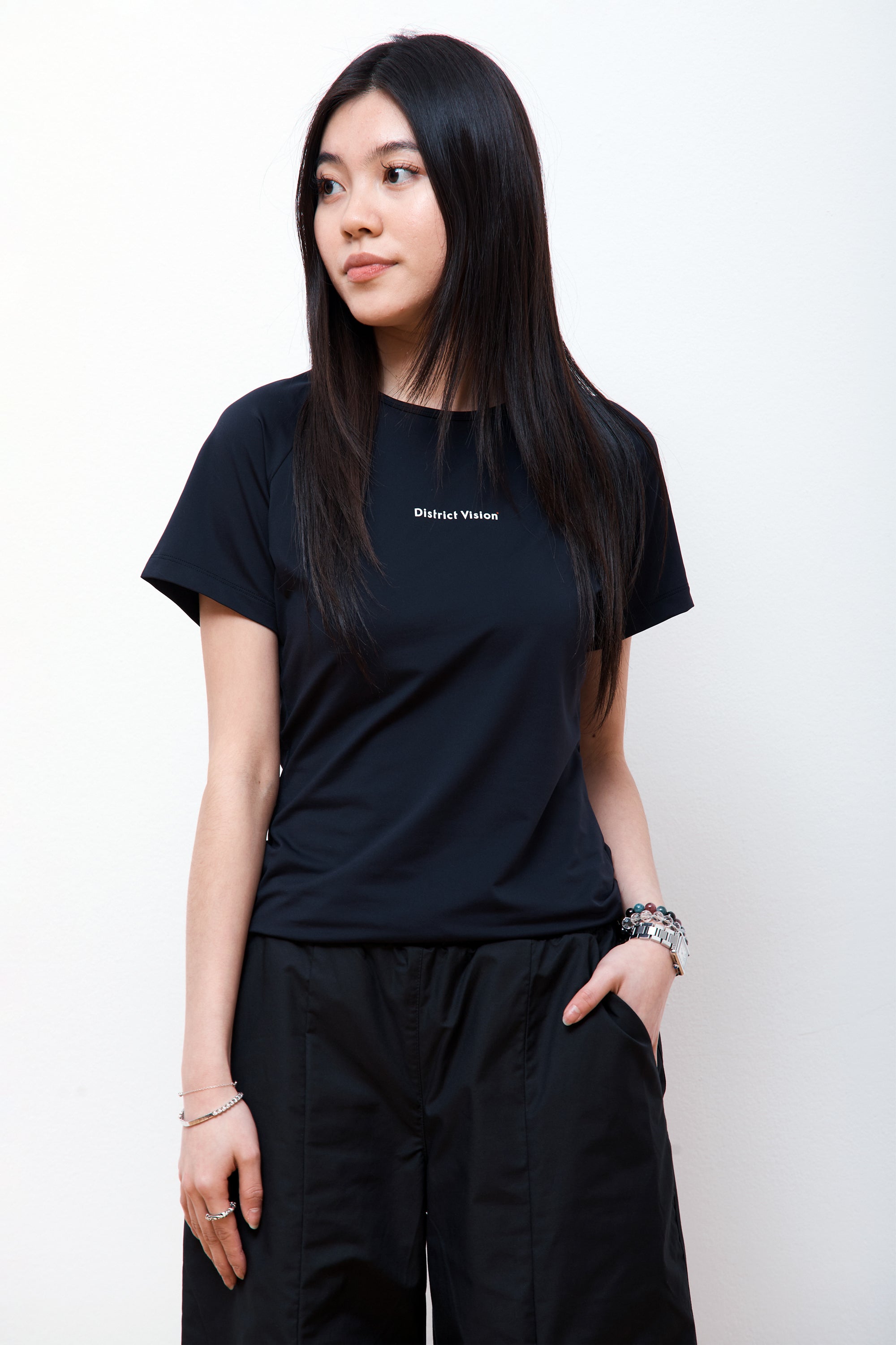 W Lightweight Short Sleeve Tee Black