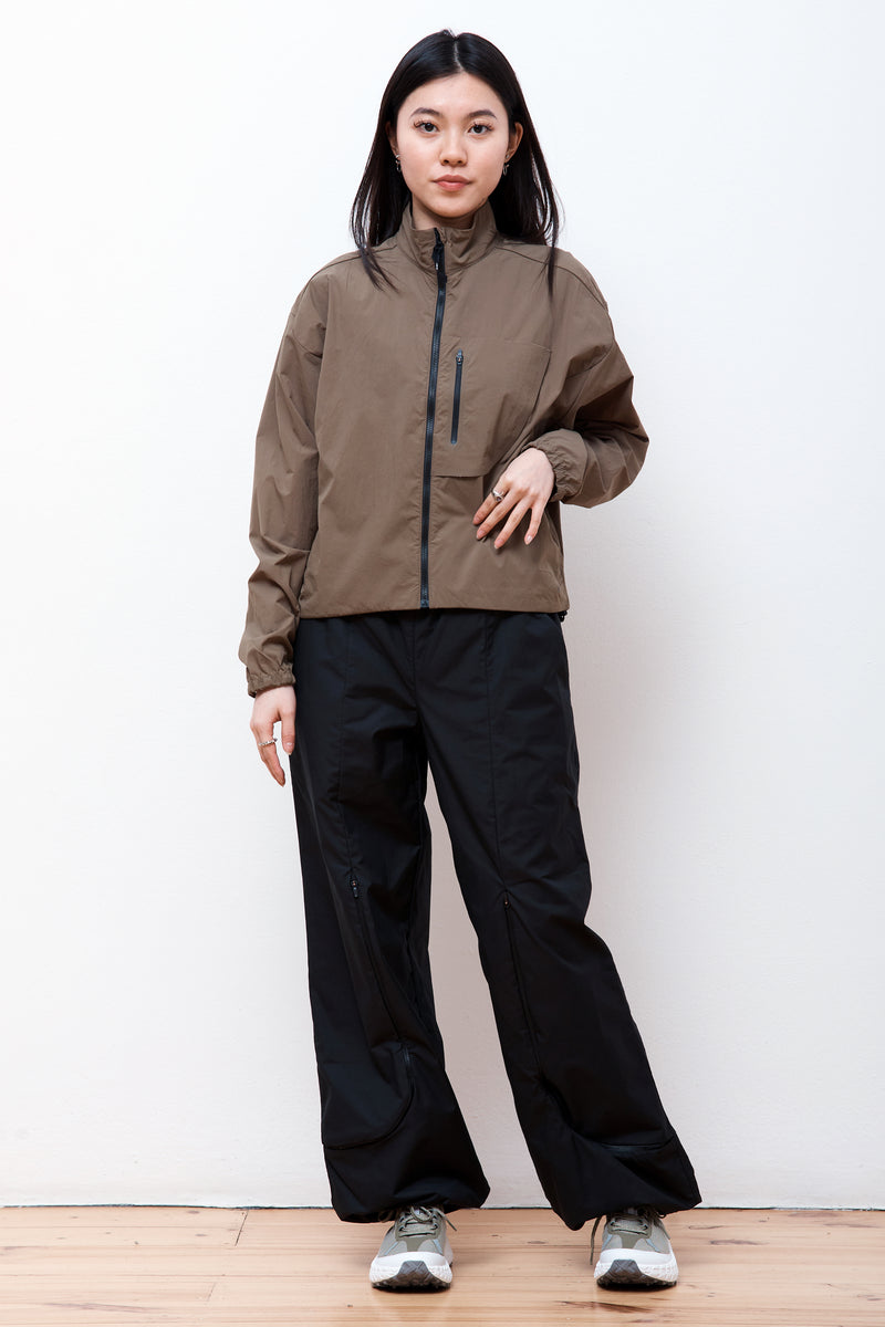 Cropped Recycled Jacket Vetiver