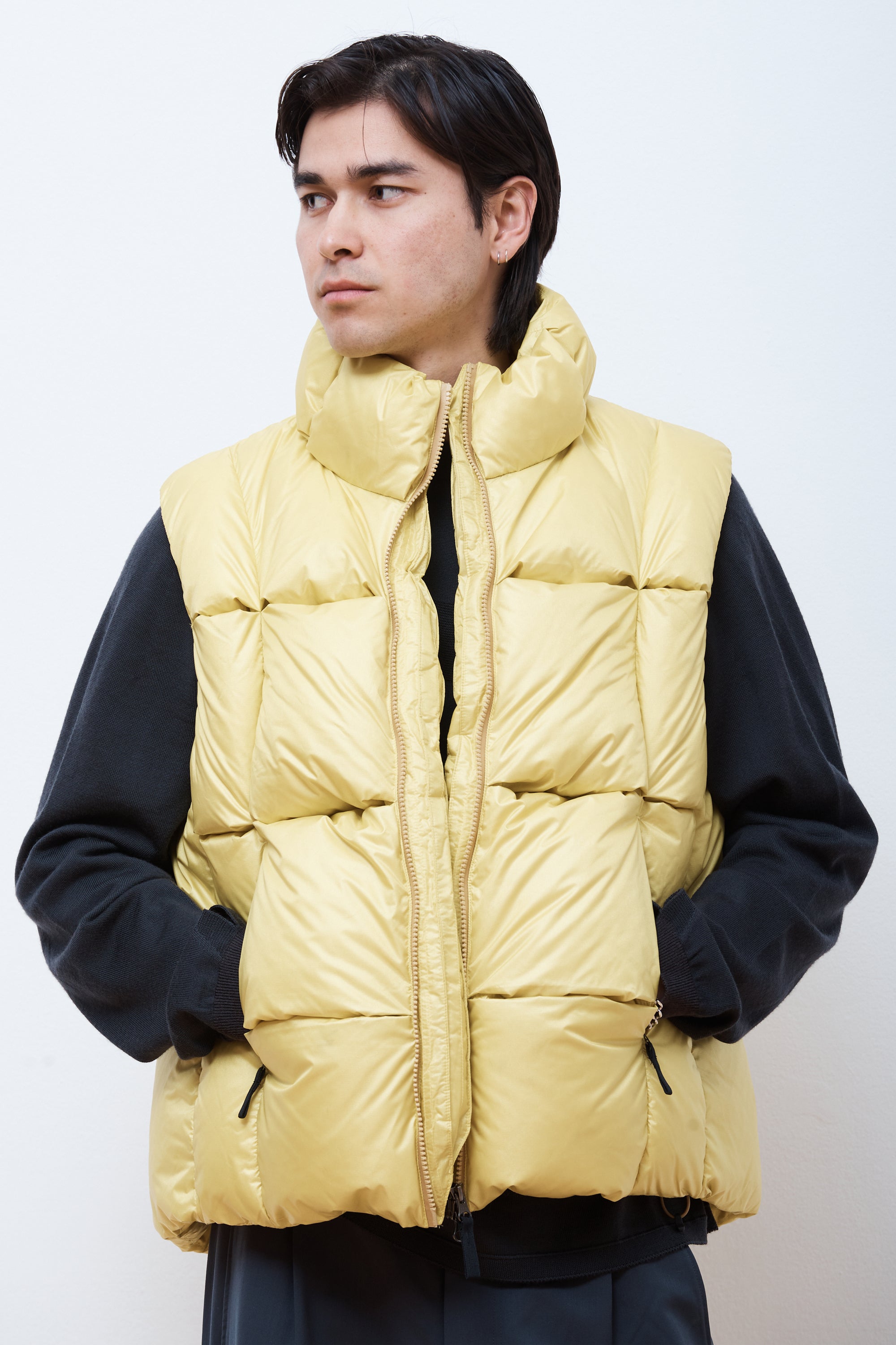 3D Down Vest Sulfur