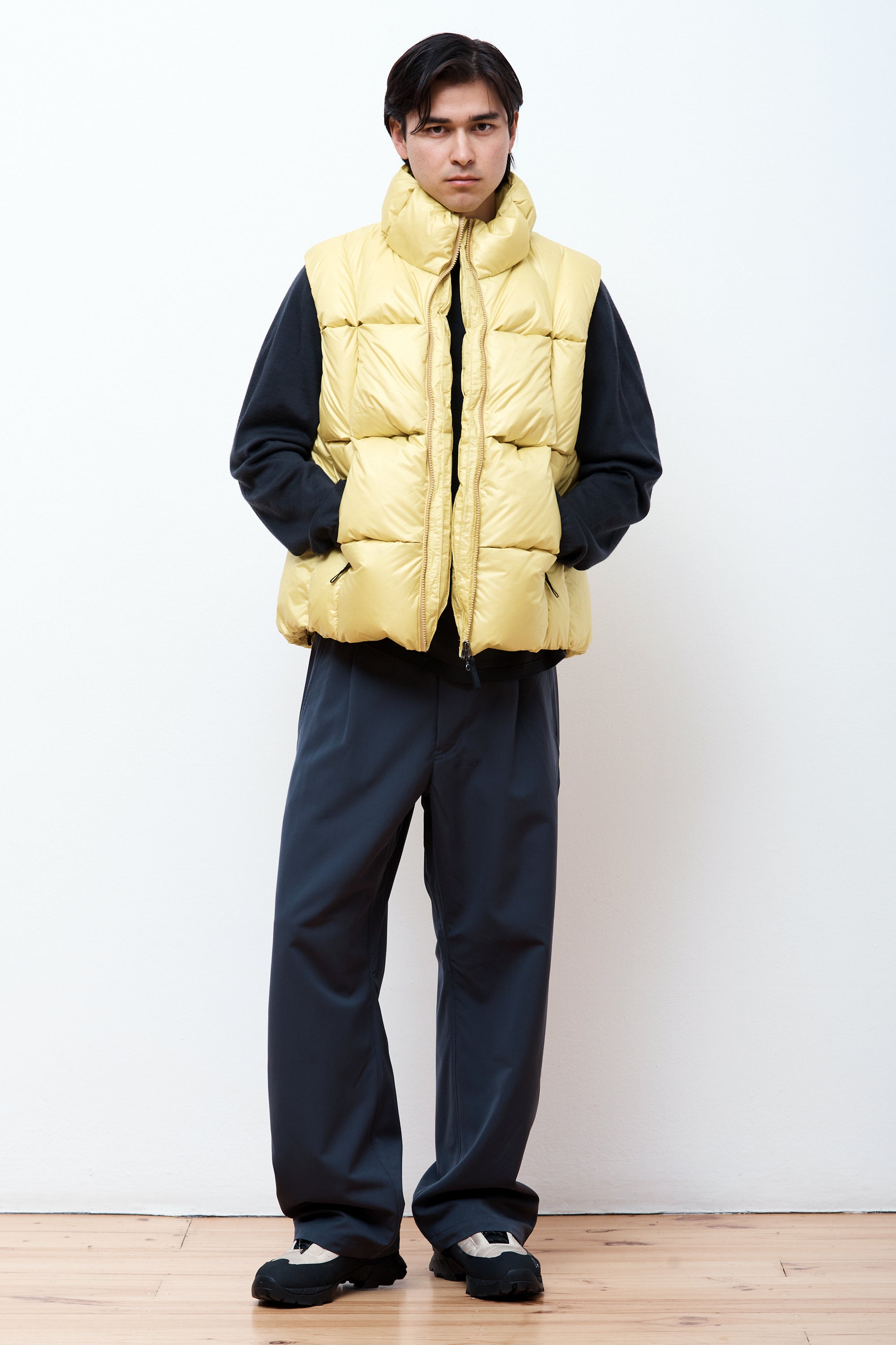 3D Down Vest Sulfur