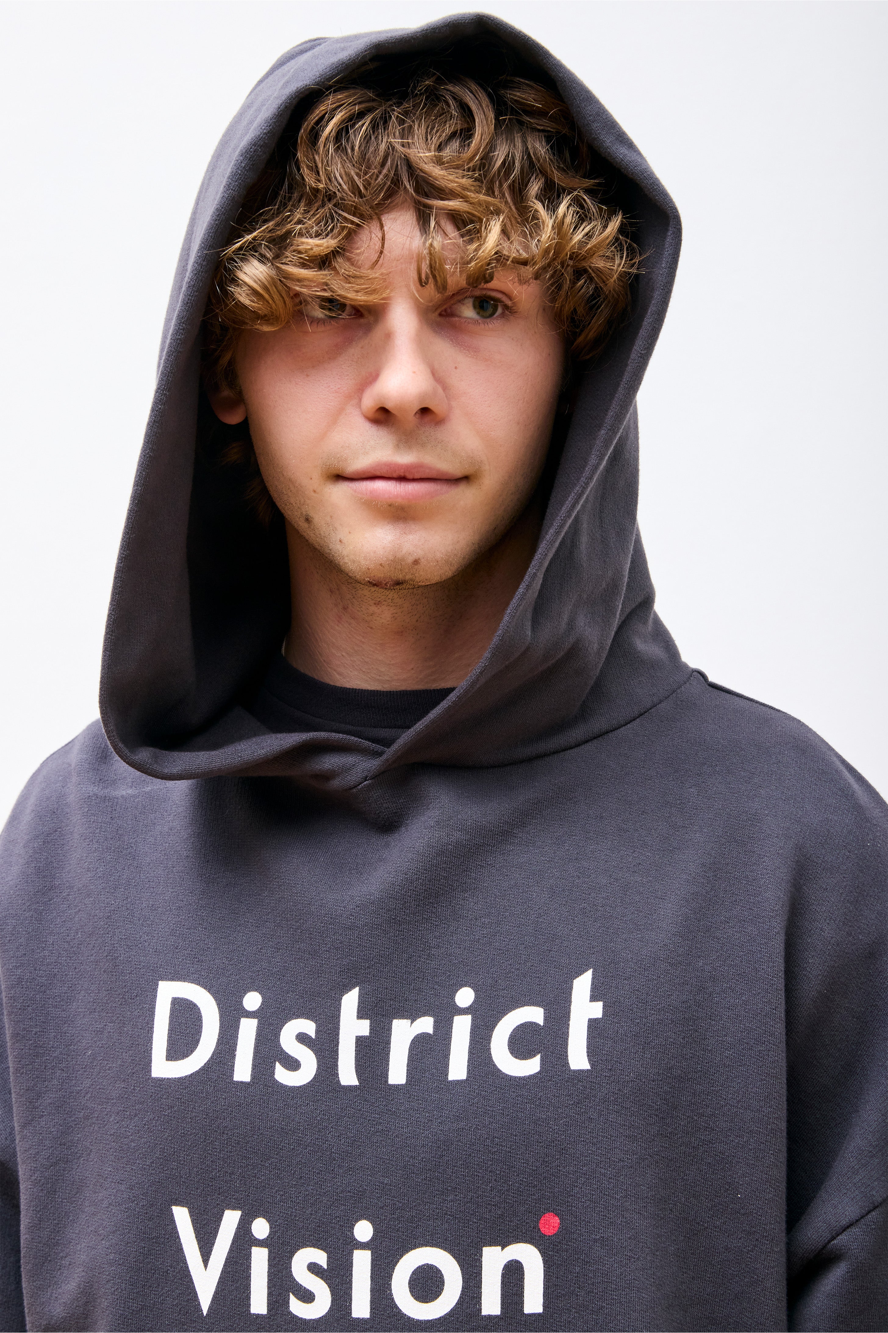 California Cotton Hoodie Black Wordmark
