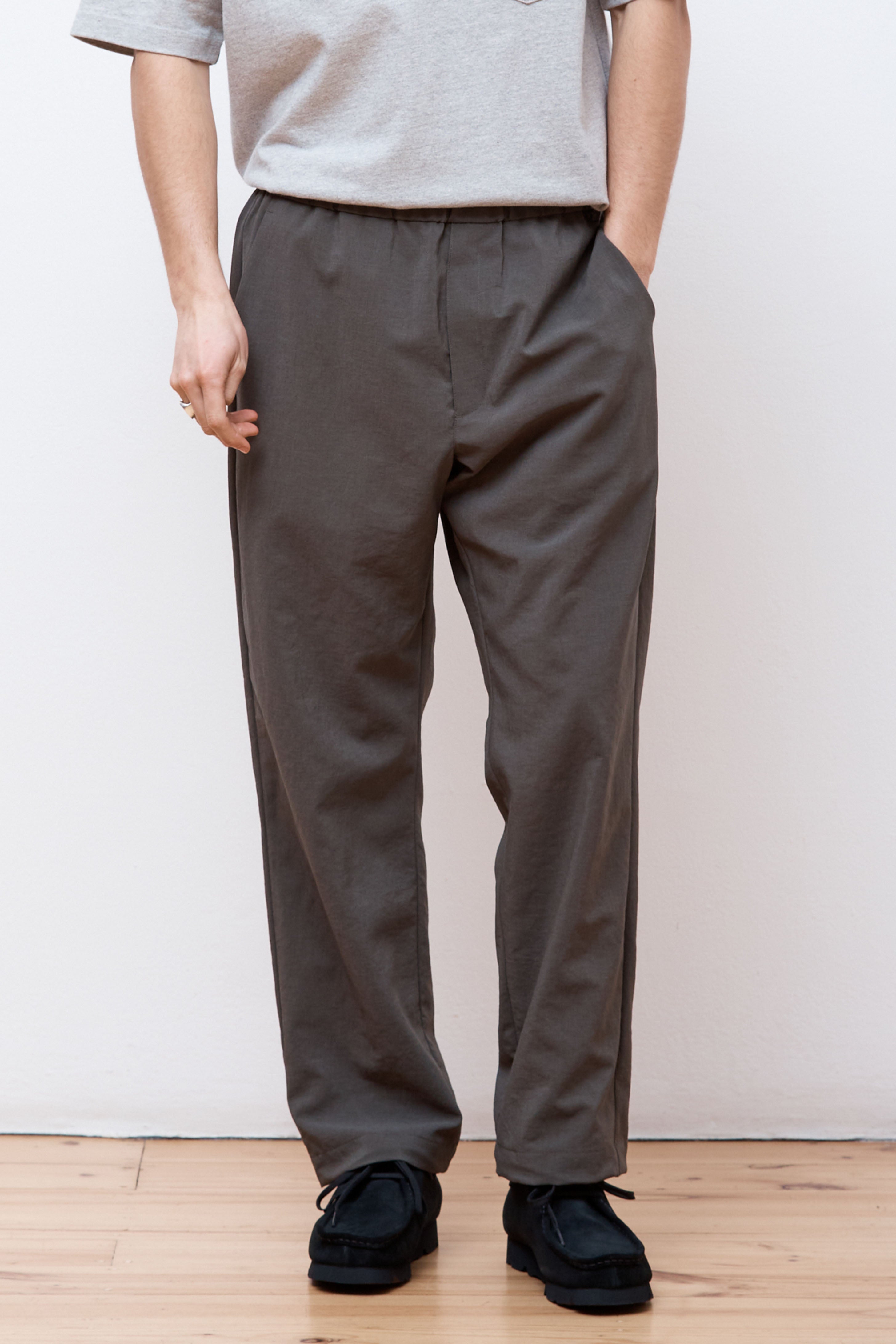 Pe Light Poplin Pant Dark Olive