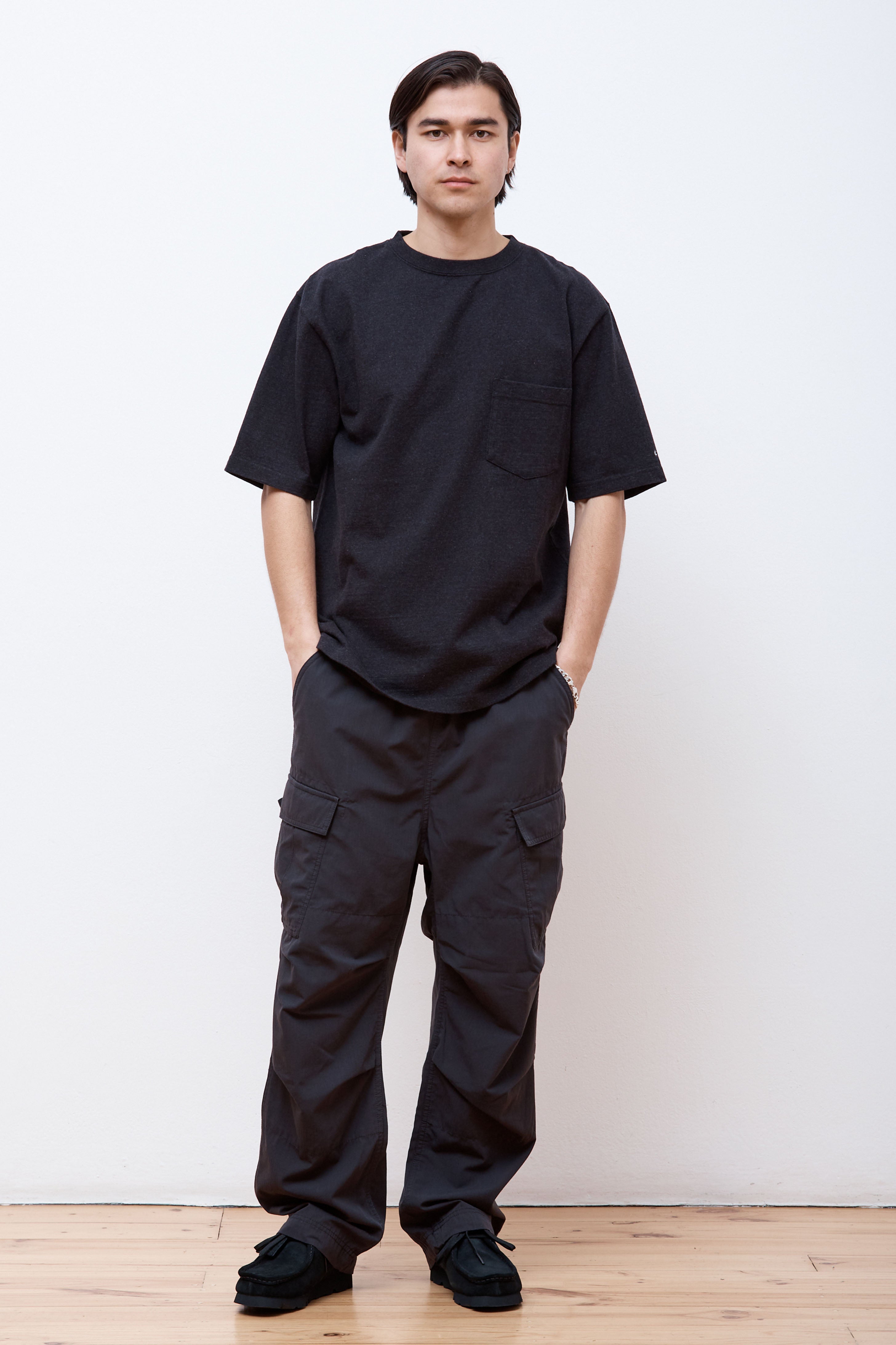 Recycled Cotton Heavy T-Shirt Black