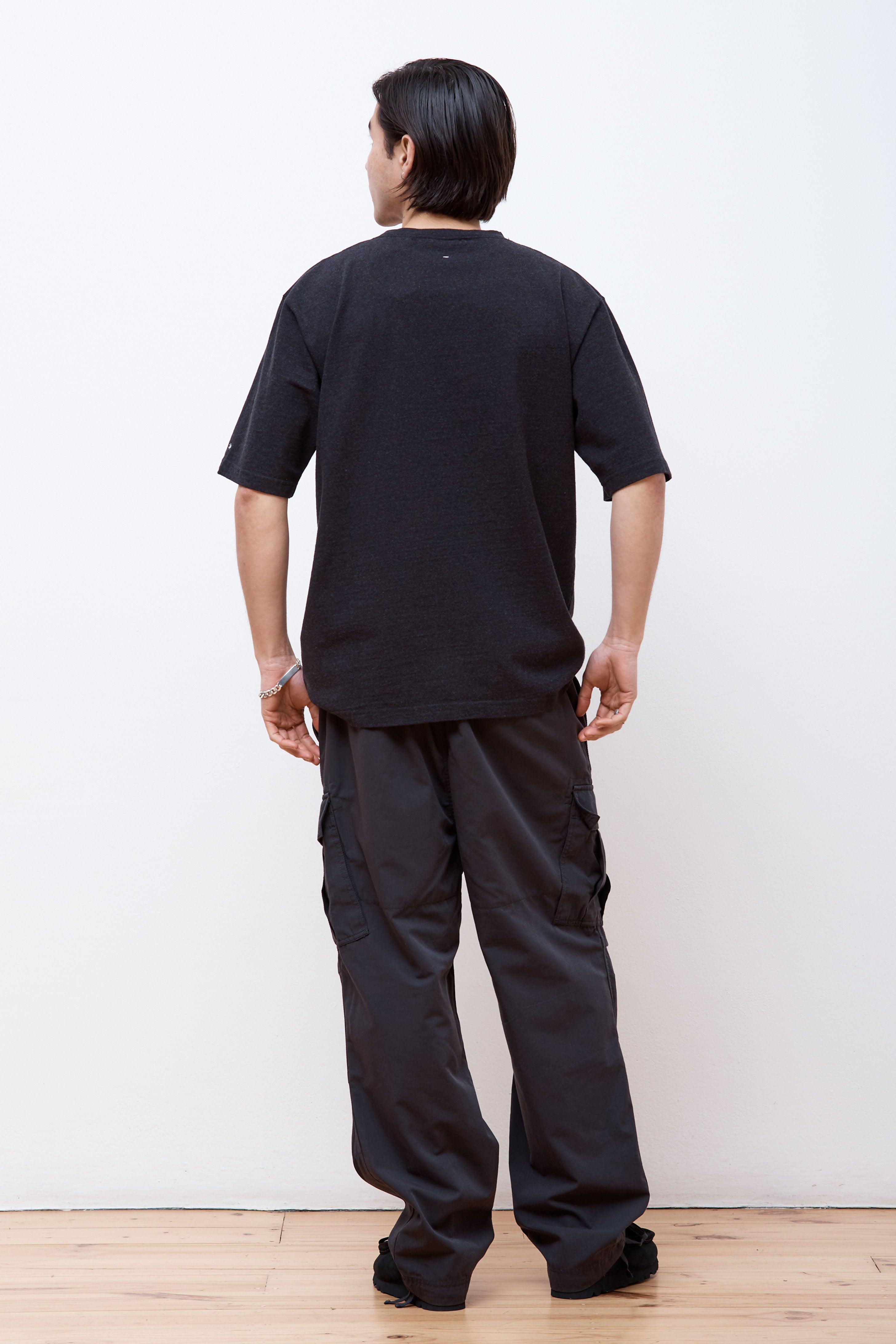 Recycled Cotton Heavy T-Shirt Black