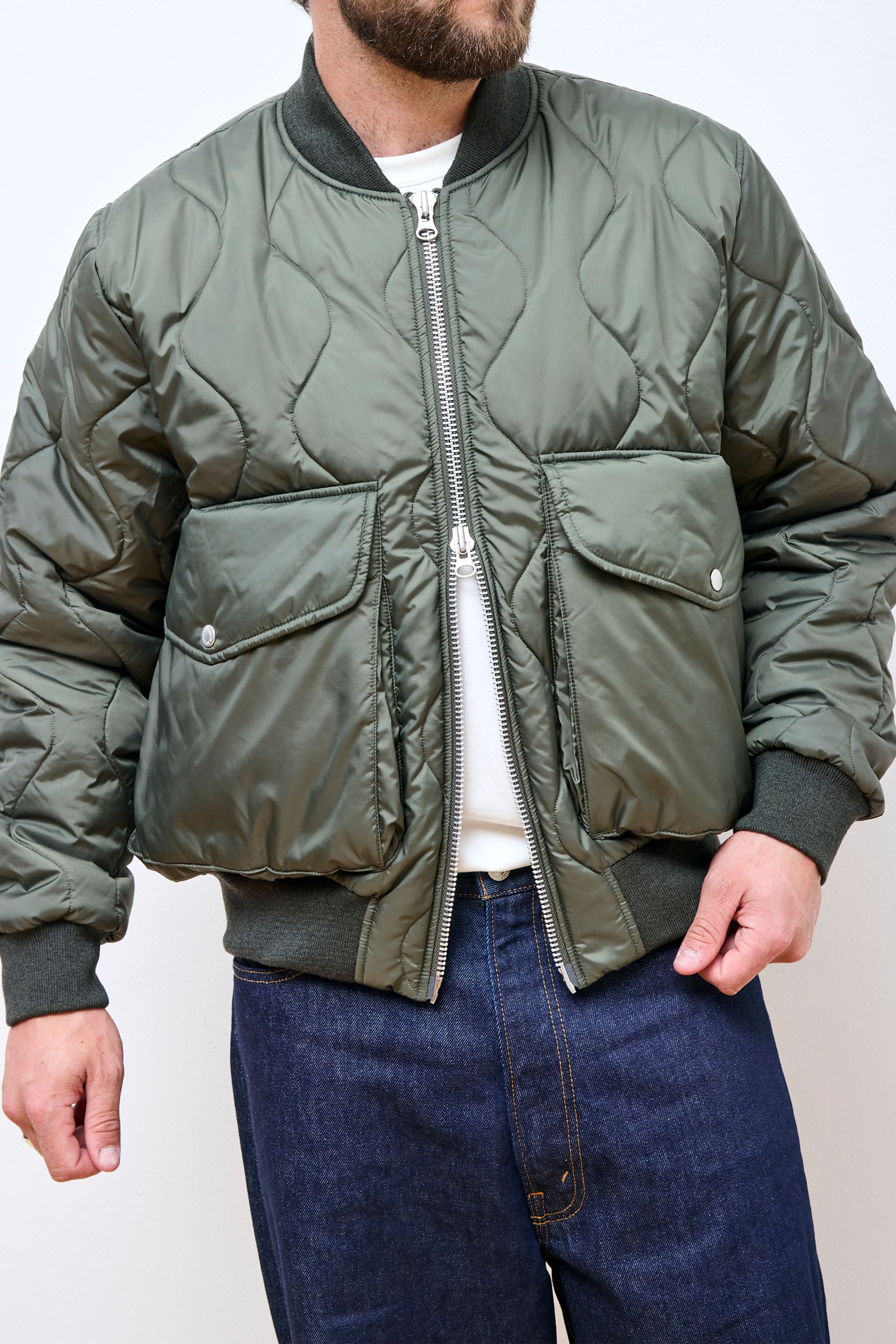 YMC x Lavenham Bomber Jacket Olive