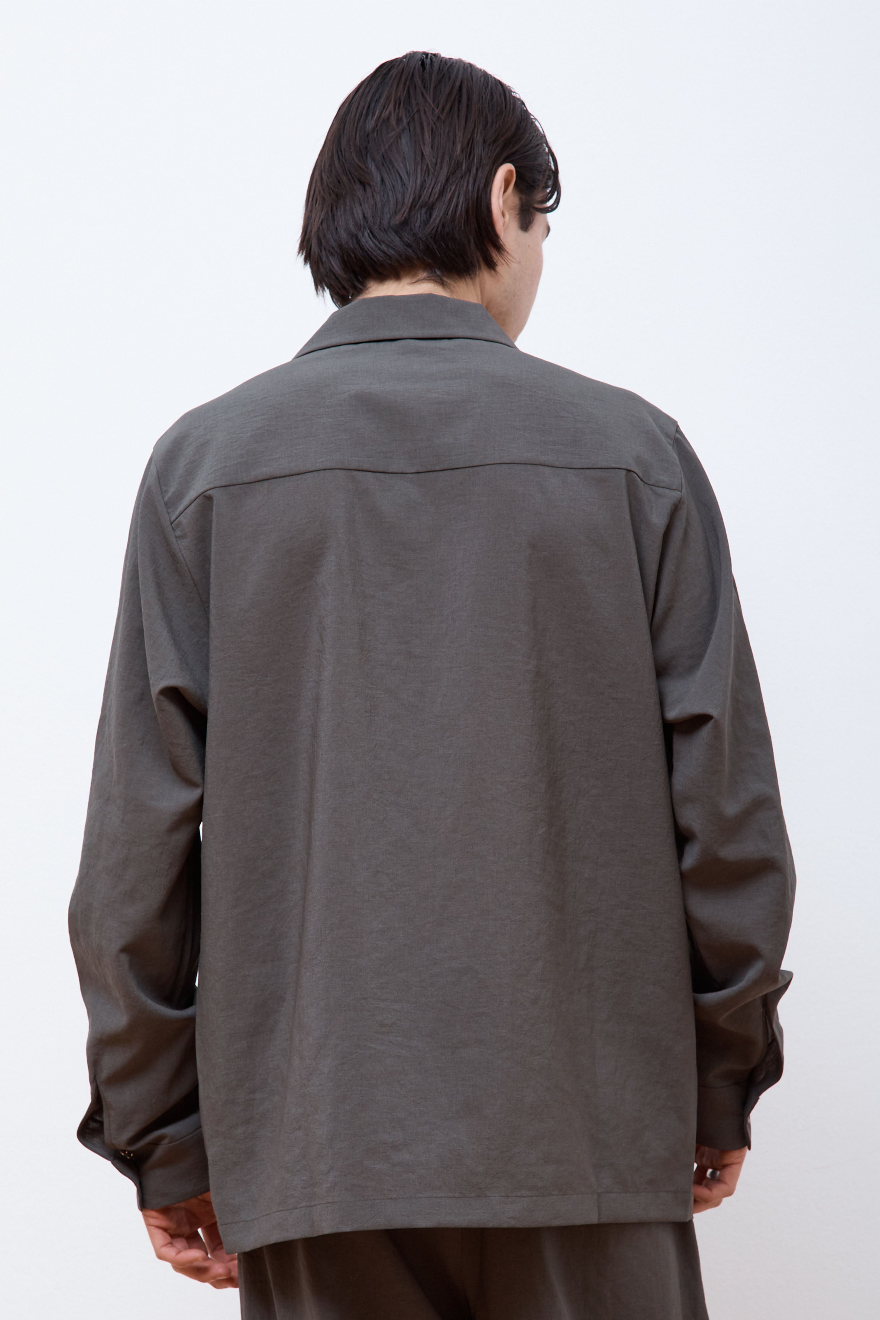 Pe Light Poplin Shirt Dark Olive