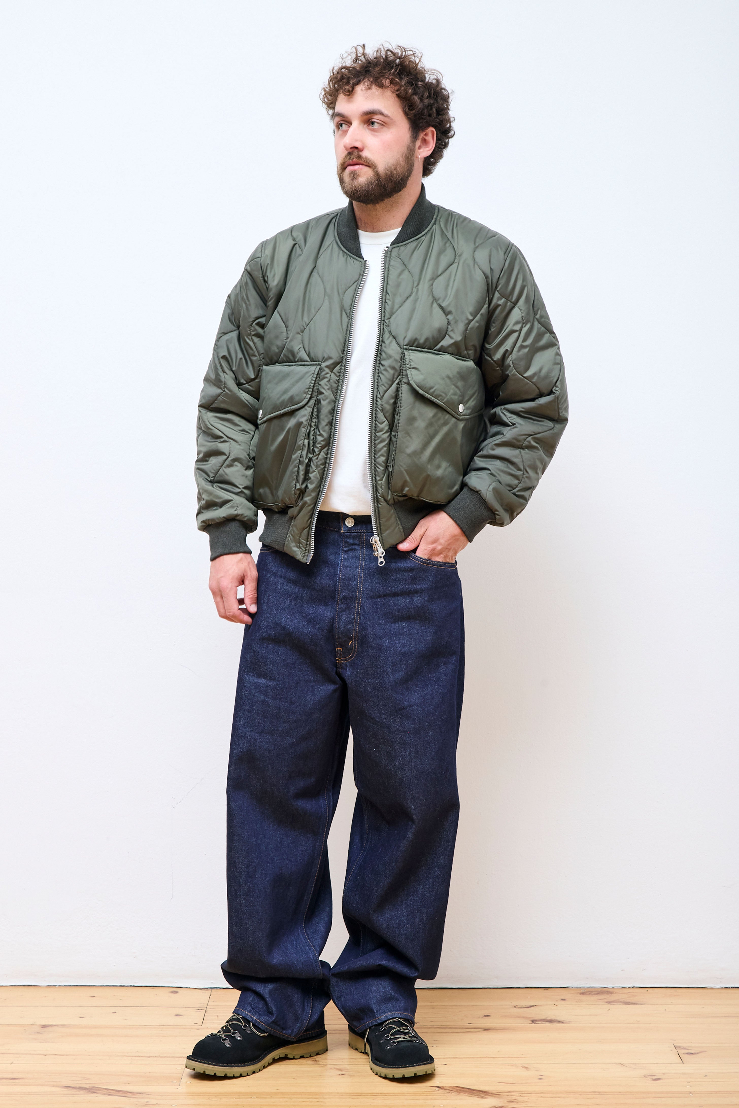 YMC x Lavenham Bomber Jacket Olive