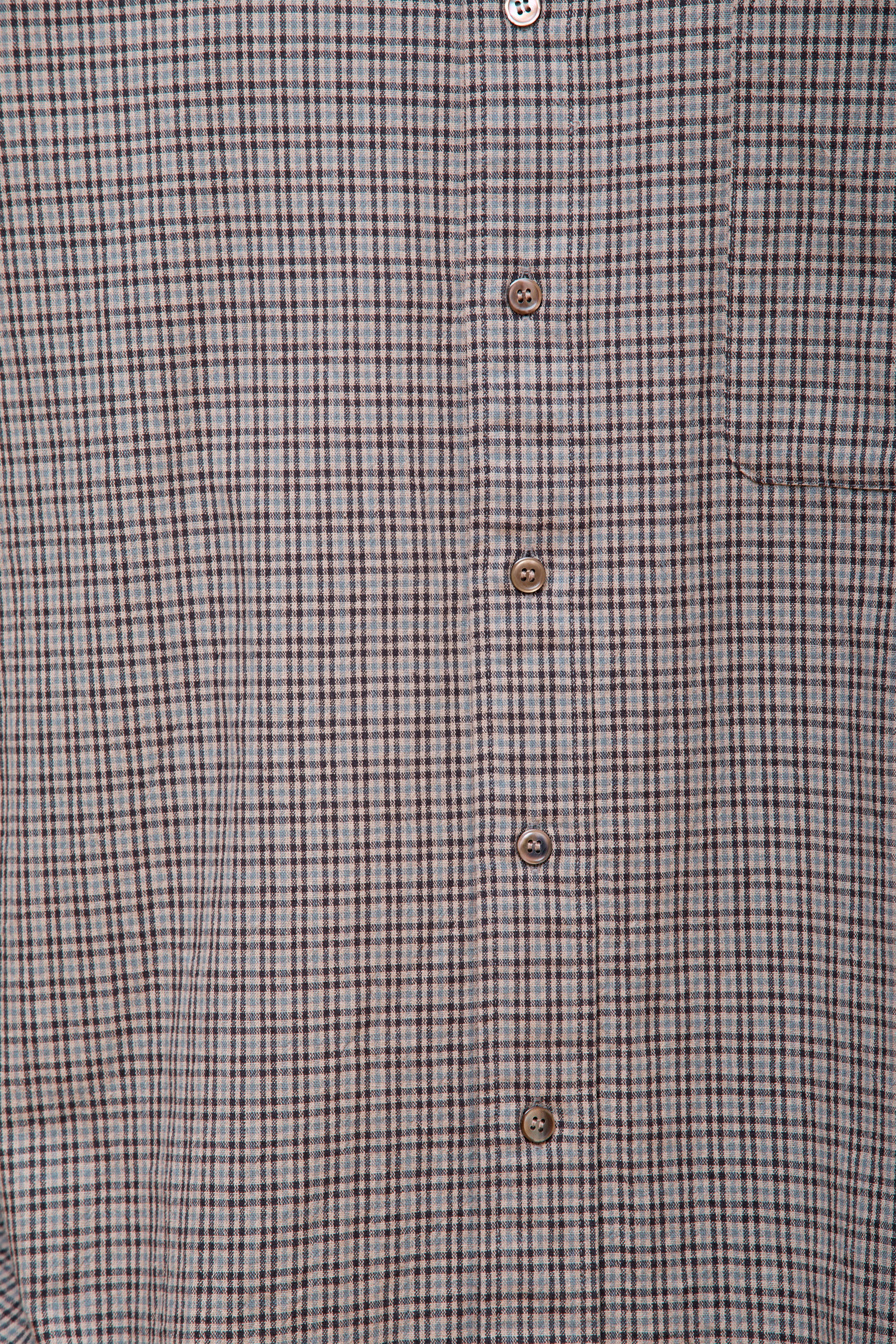 Niigata Made Check Shirt Beige