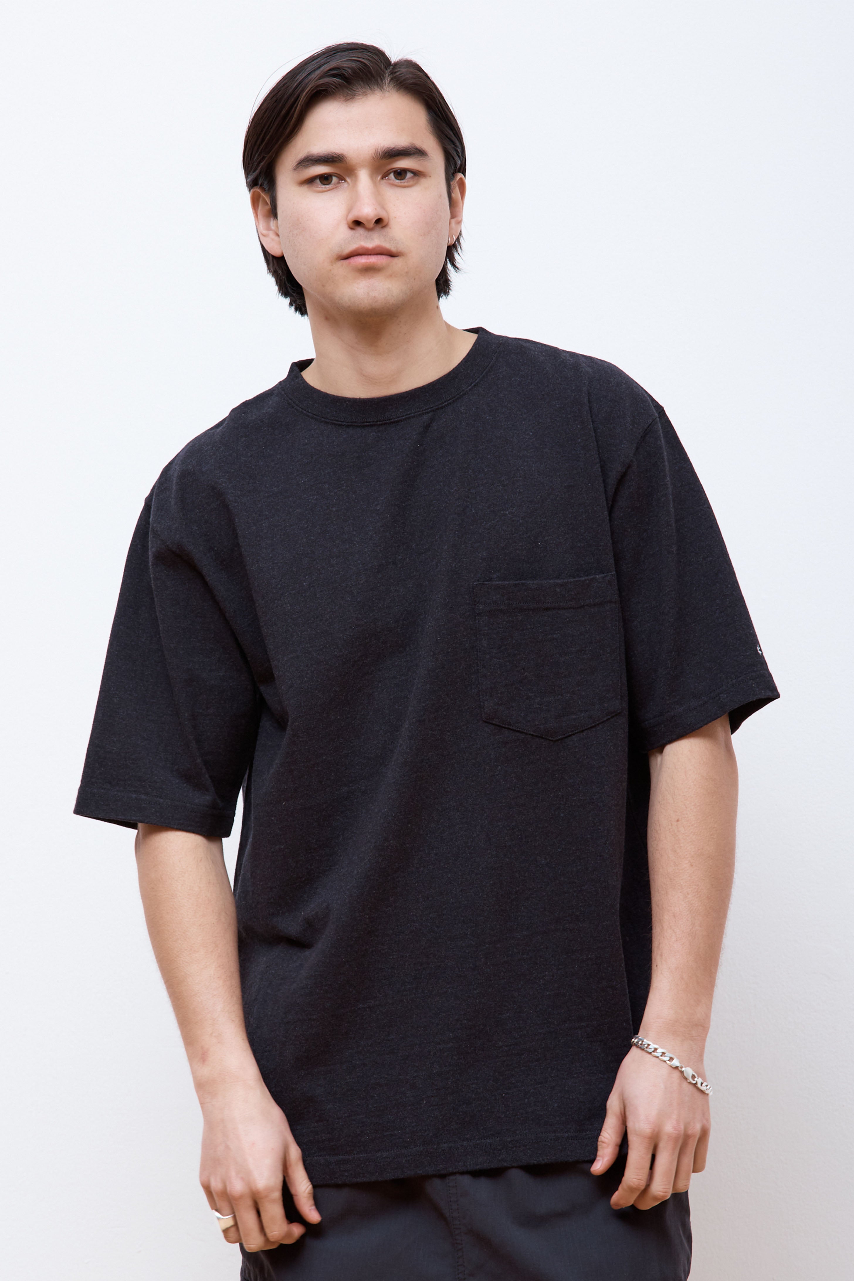 Recycled Cotton Heavy T-Shirt Black