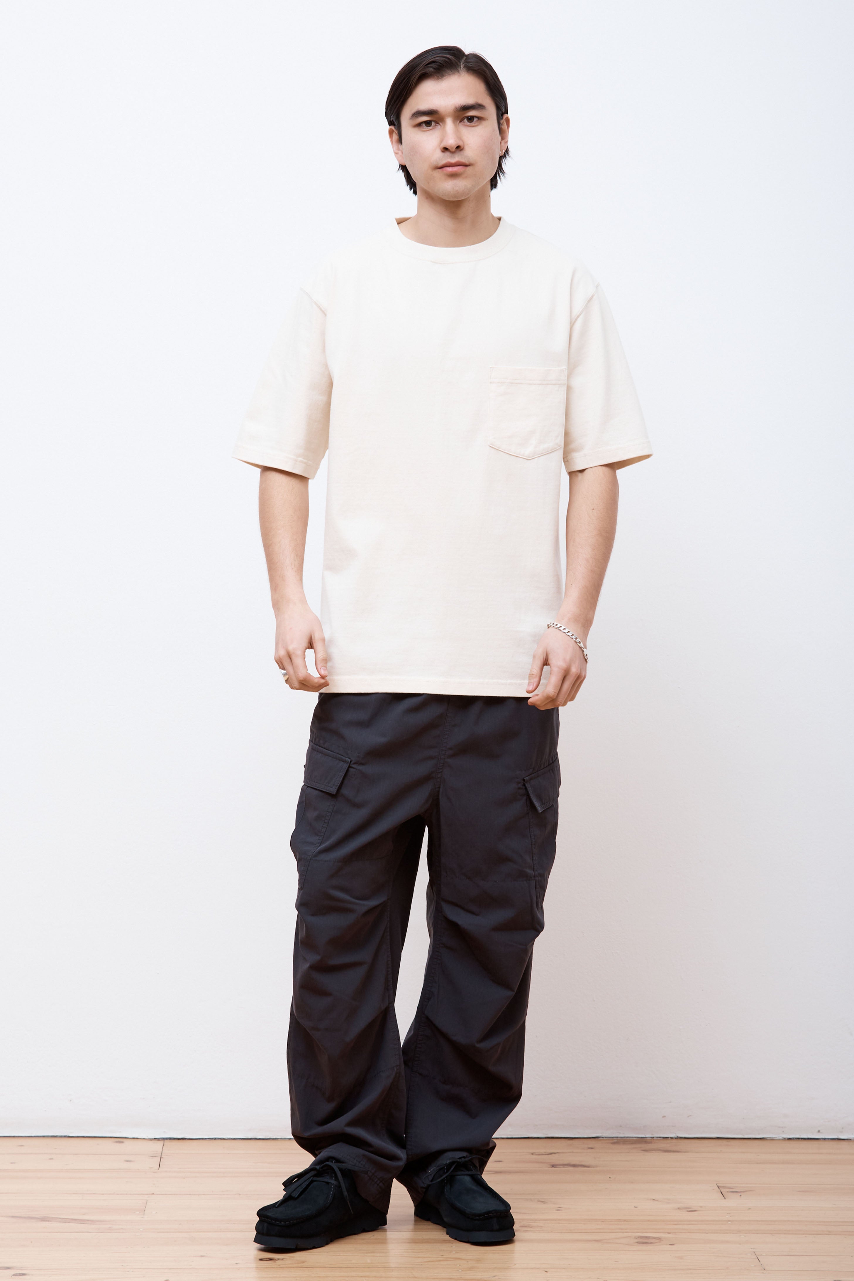 Recycled Cotton Heavy T-Shirt Ecru