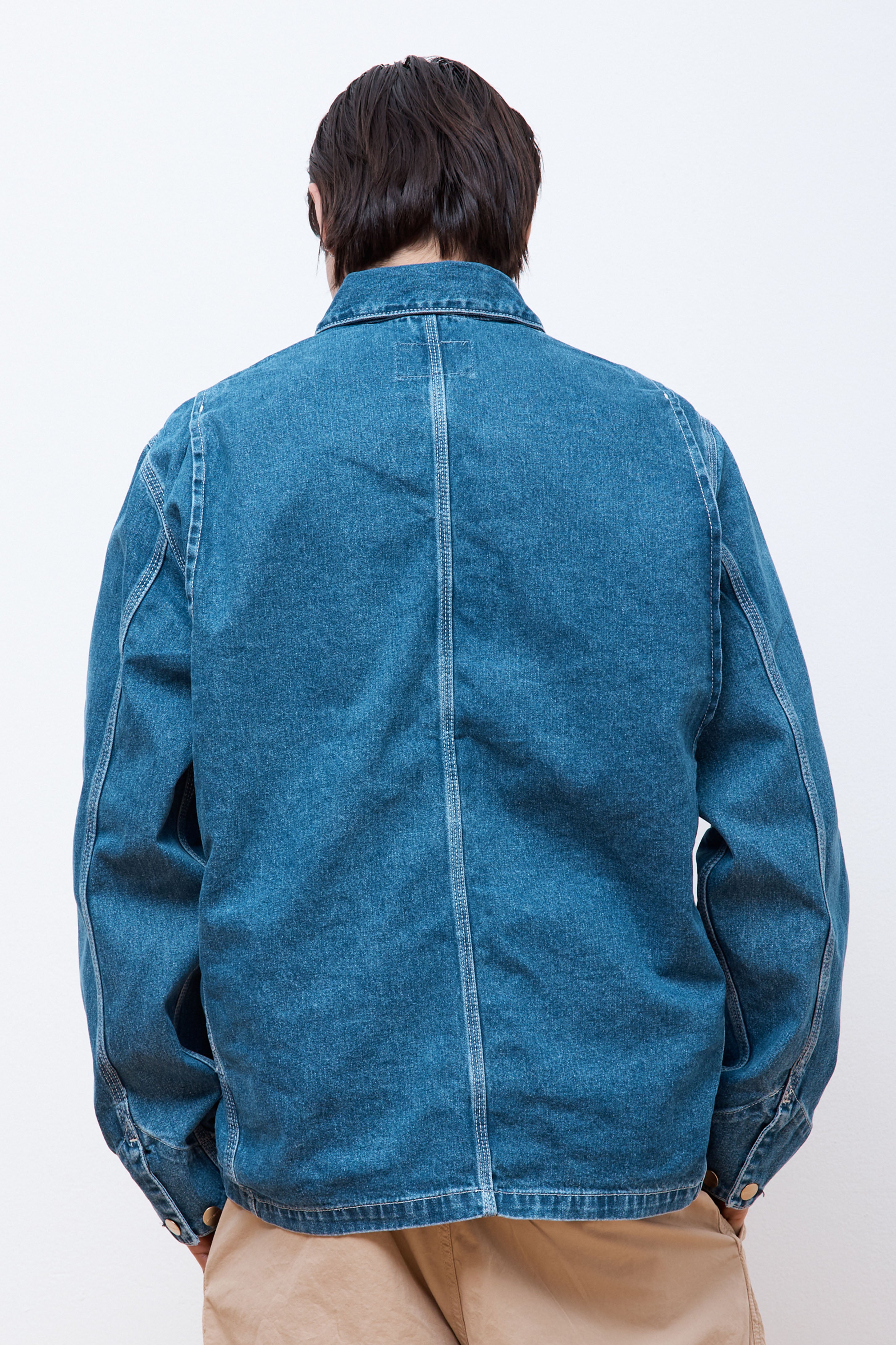 OG Chore Coat Blue Stone Washed