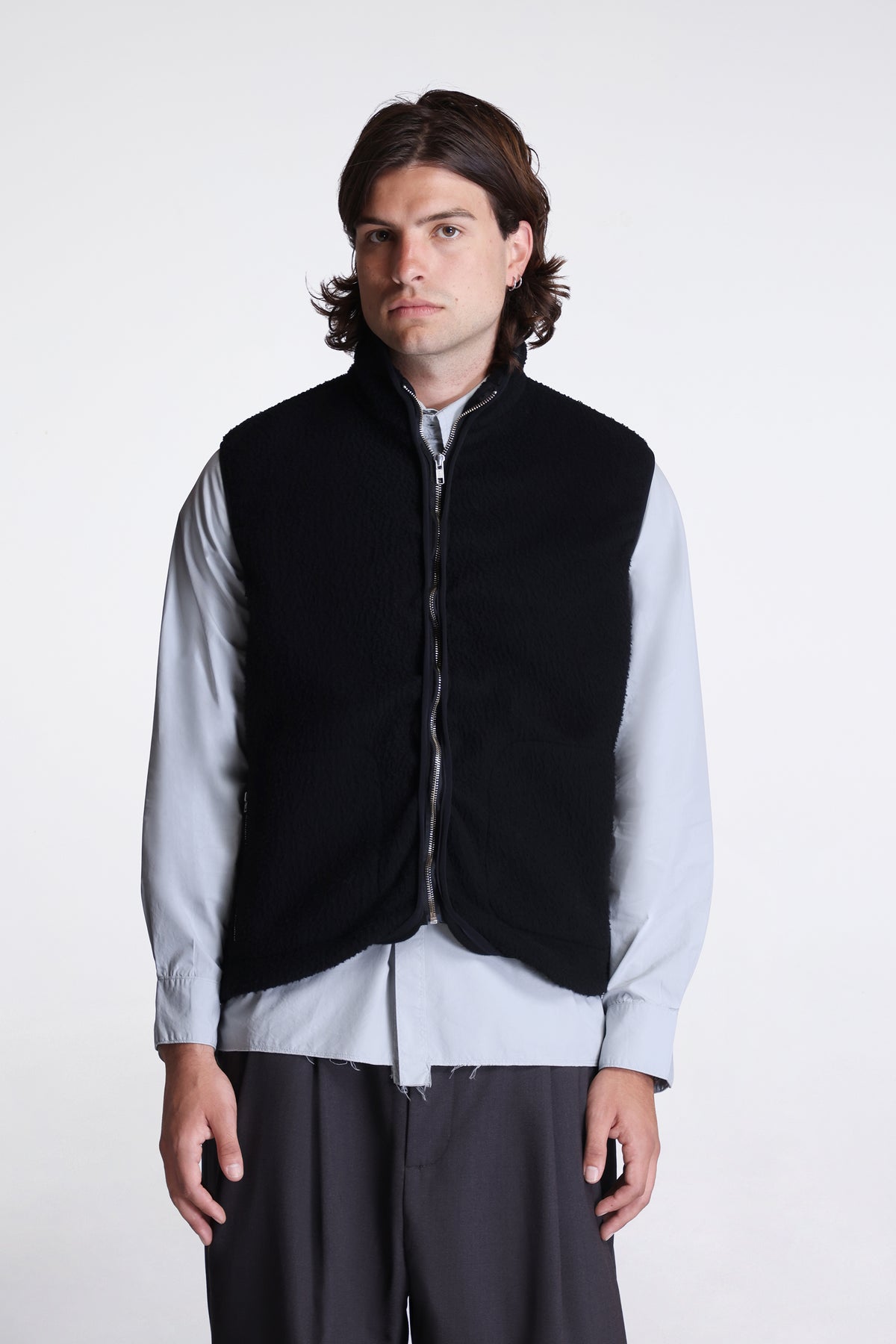 Fleece Vest Black