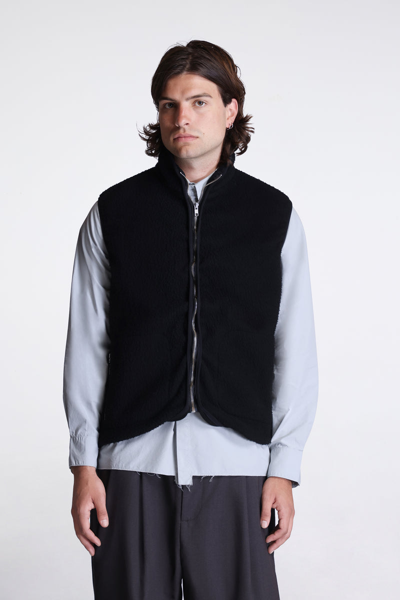 Fleece Vest Black
