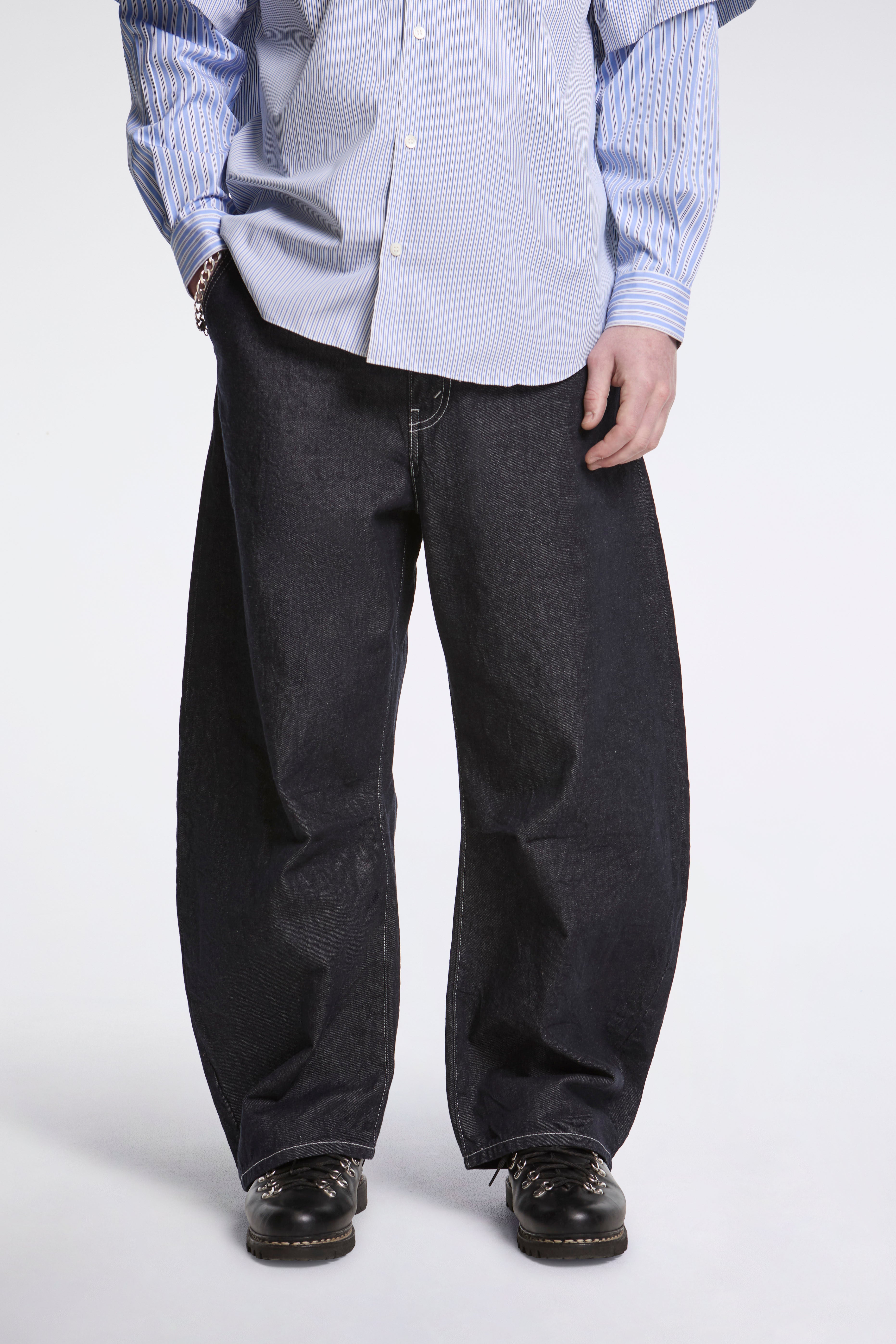 Barell Leg Denim Trouser Indigo