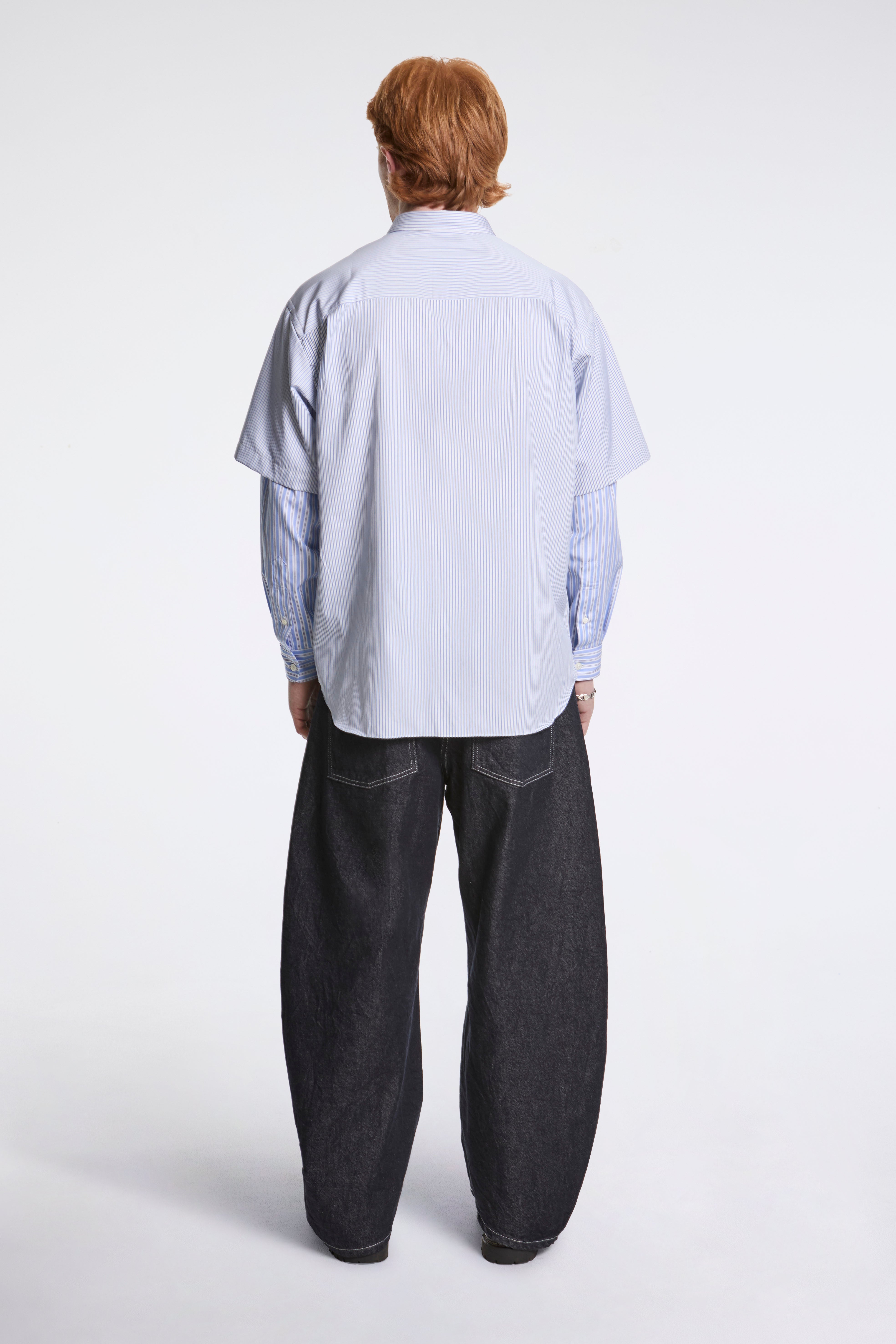 Layered Longsleeve Shirt Blue