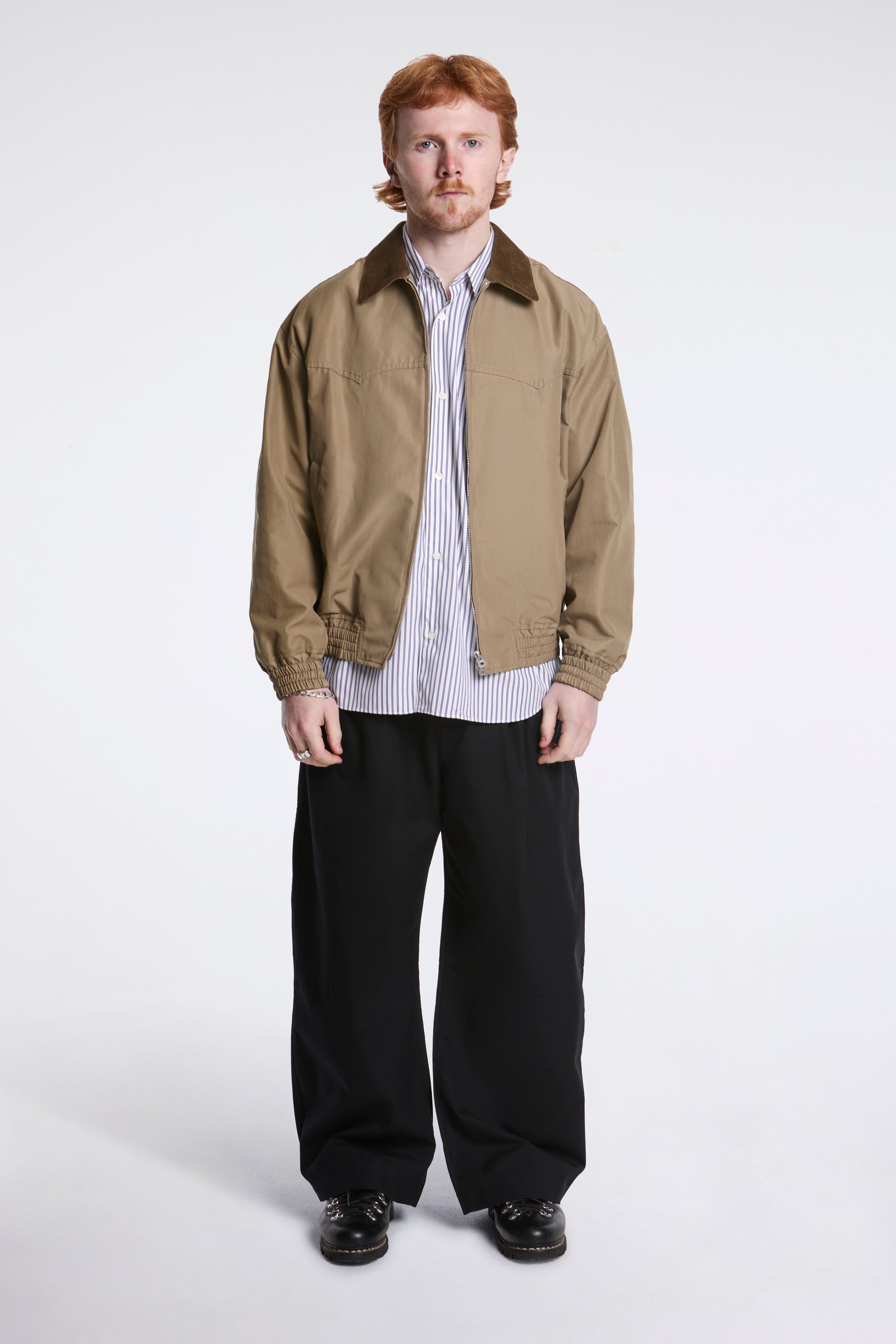 Panelled Trouser Black