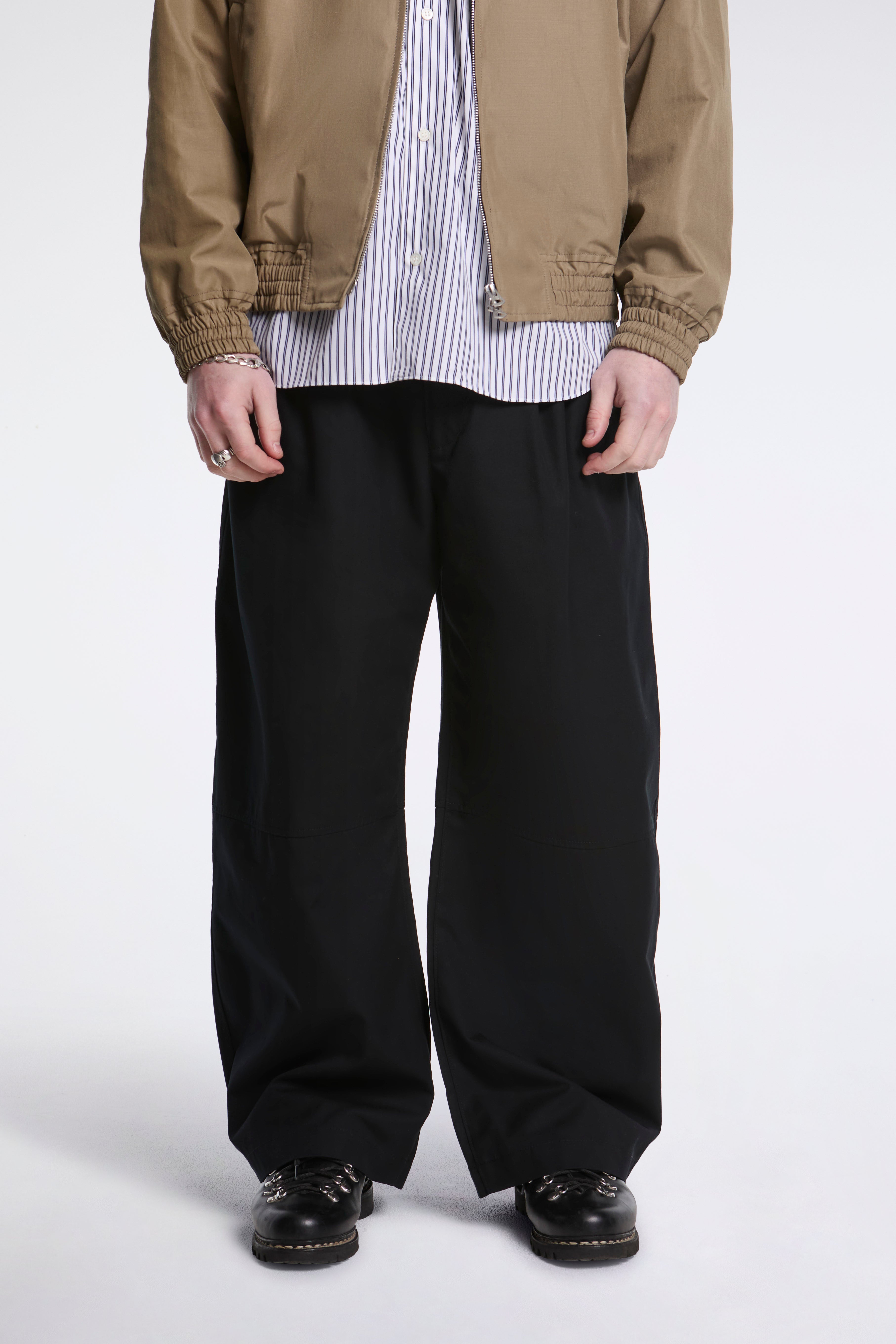 Panelled Trouser Black