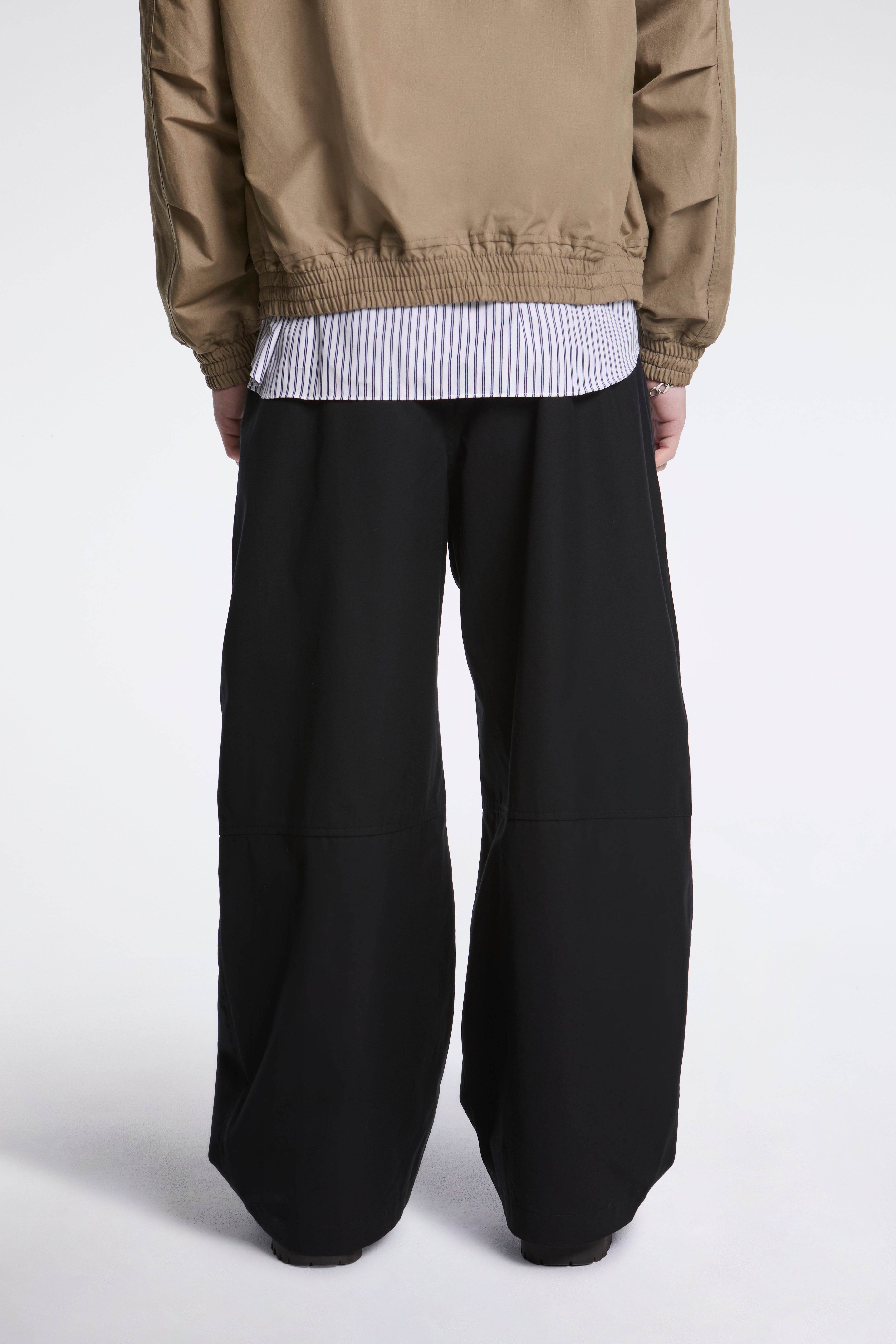 Panelled Trouser Black