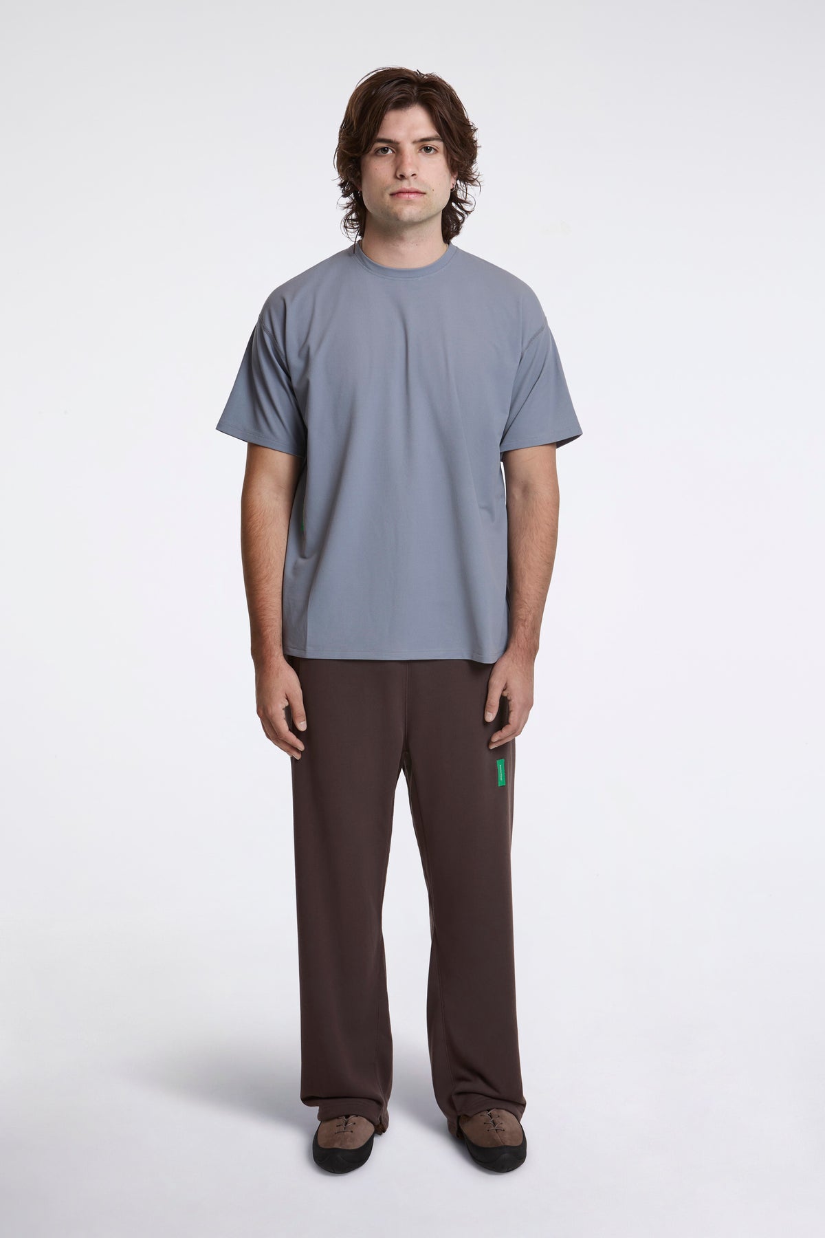 District Vision Quick-Dry Boxy Short Sleeve Tee Cold Water | HAVN