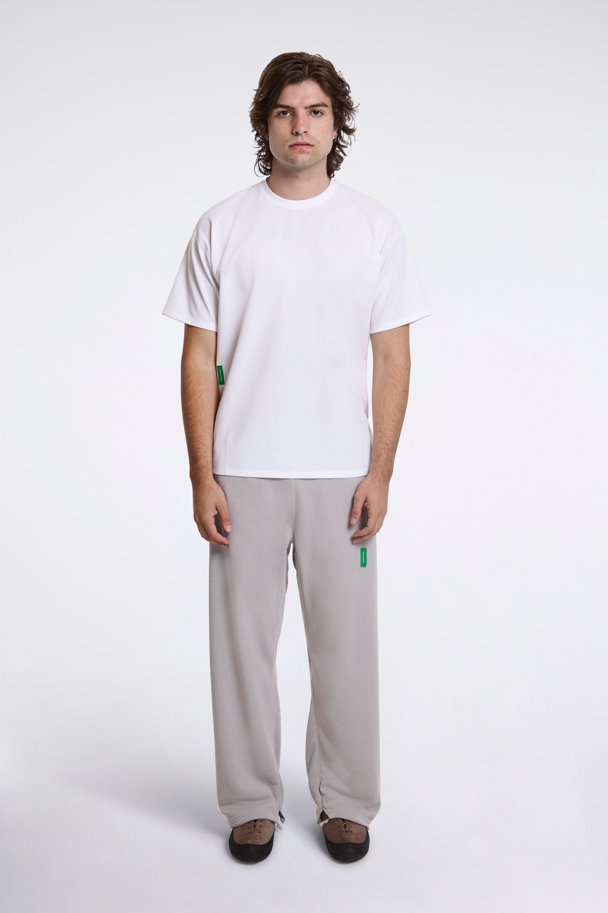 Quick-Dry Boxy Short Sleeve Tee White