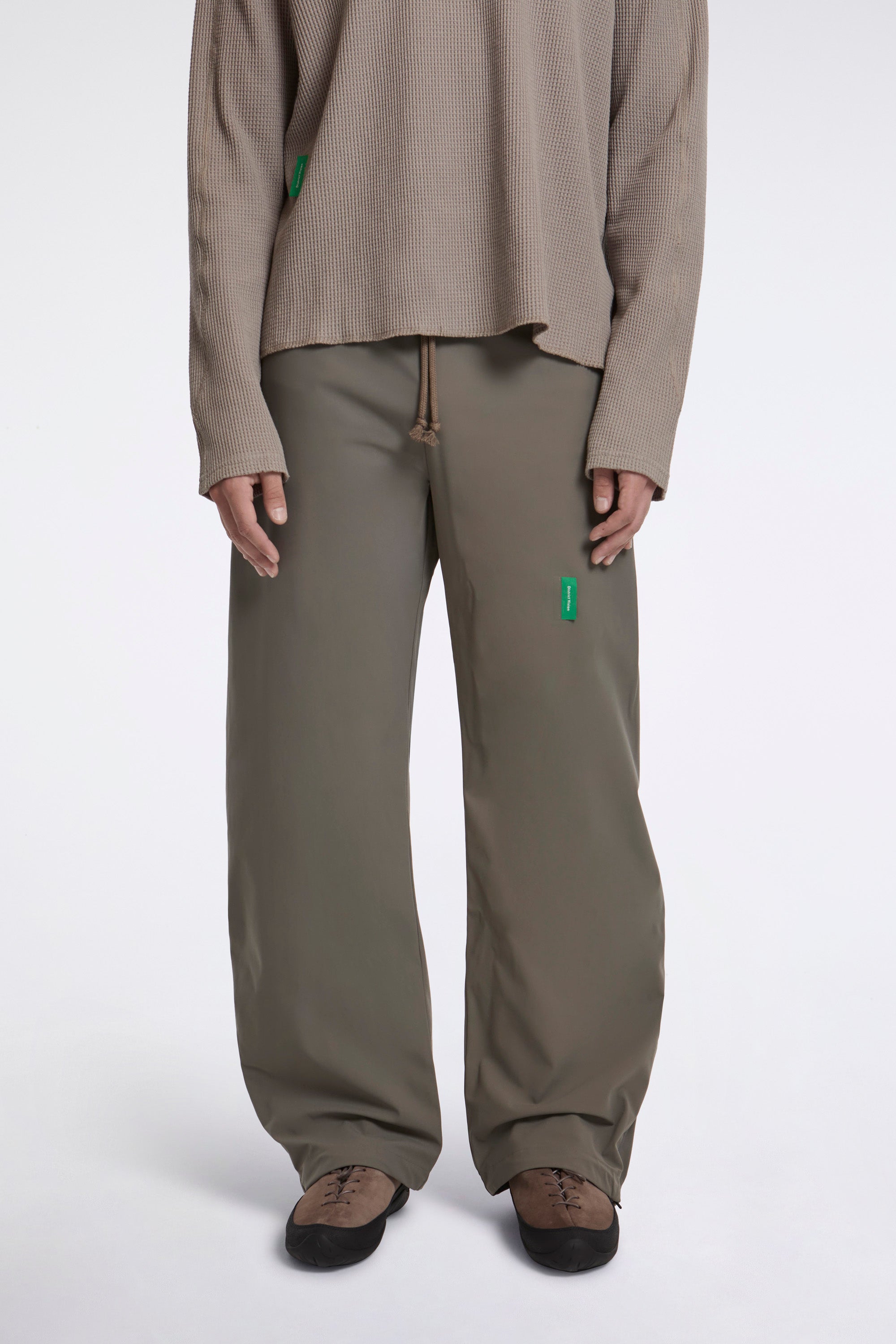 Straight Leg Pants Stone Grey