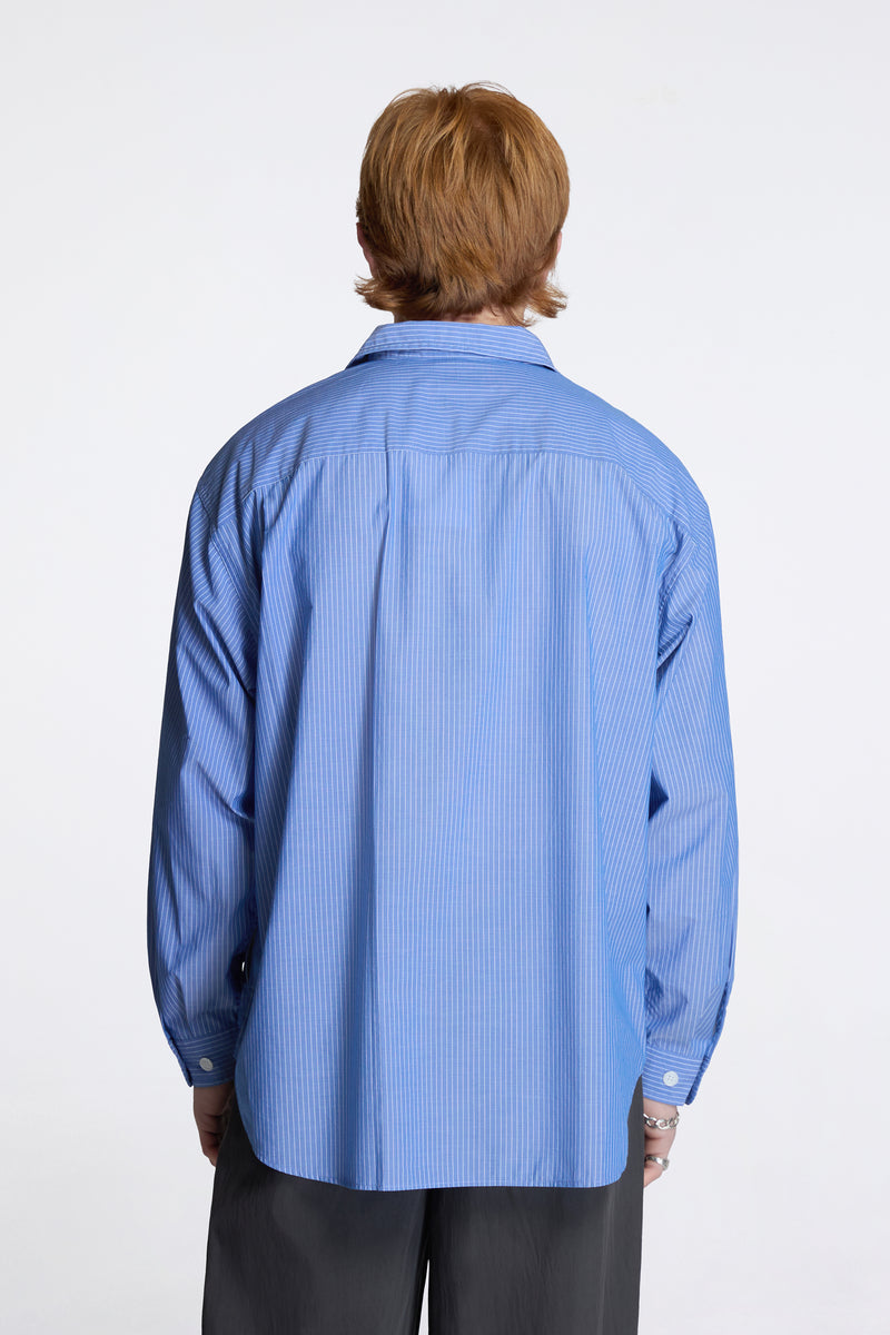 Work Shirt Blue×White Stripe