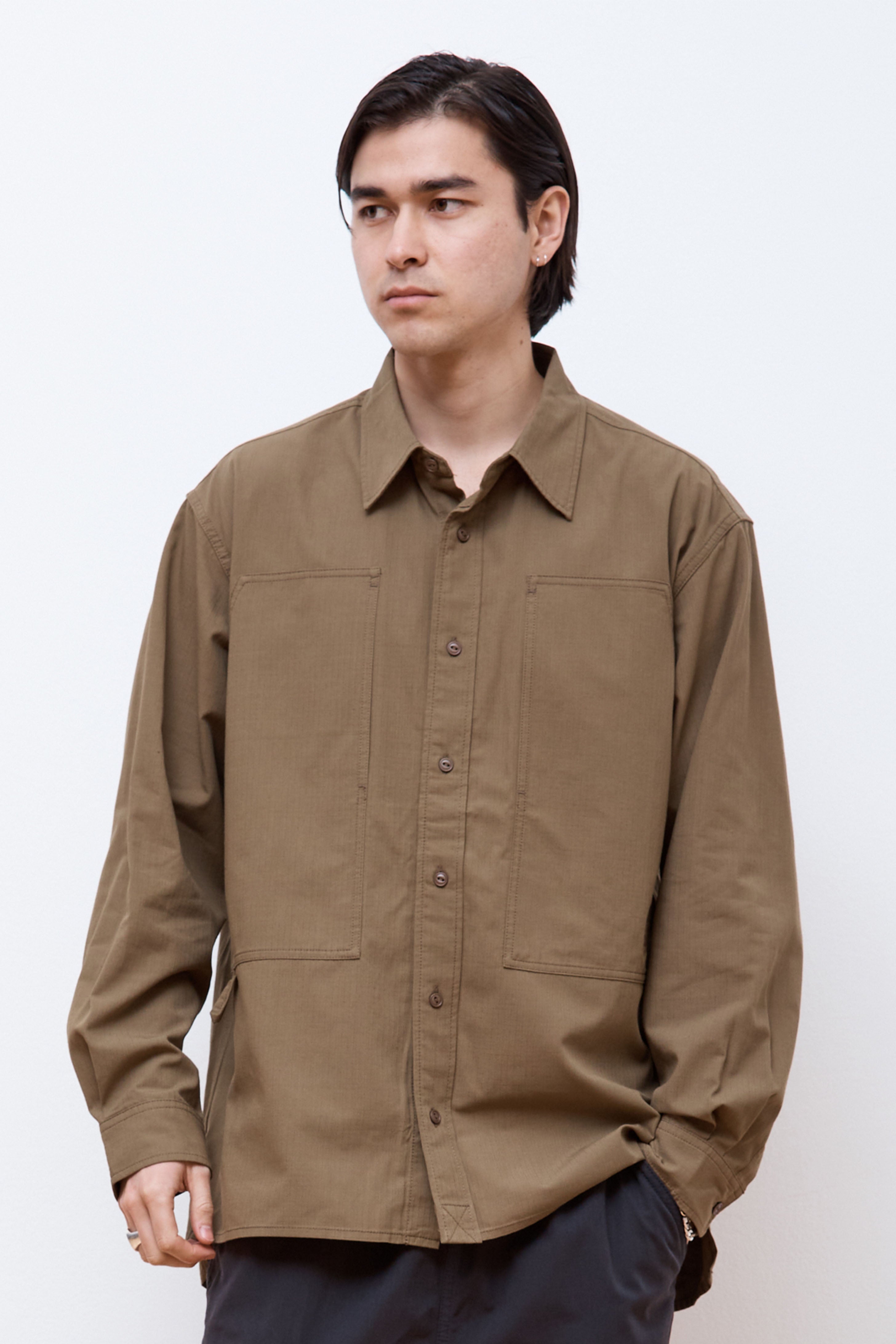 Takibi Light Ripstop Shirt S Kh Khaki