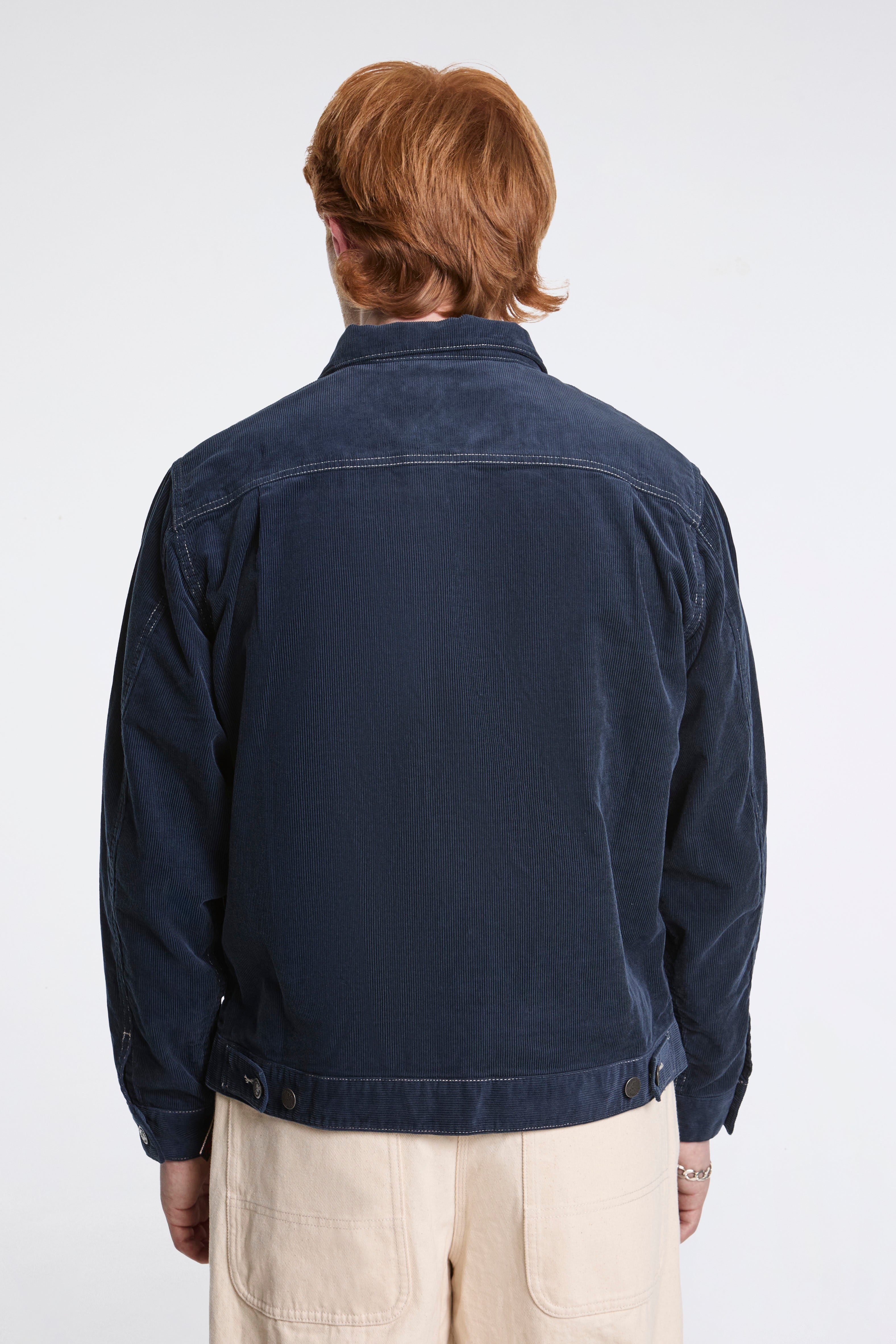 Corduroy Trucker Jacket Navy